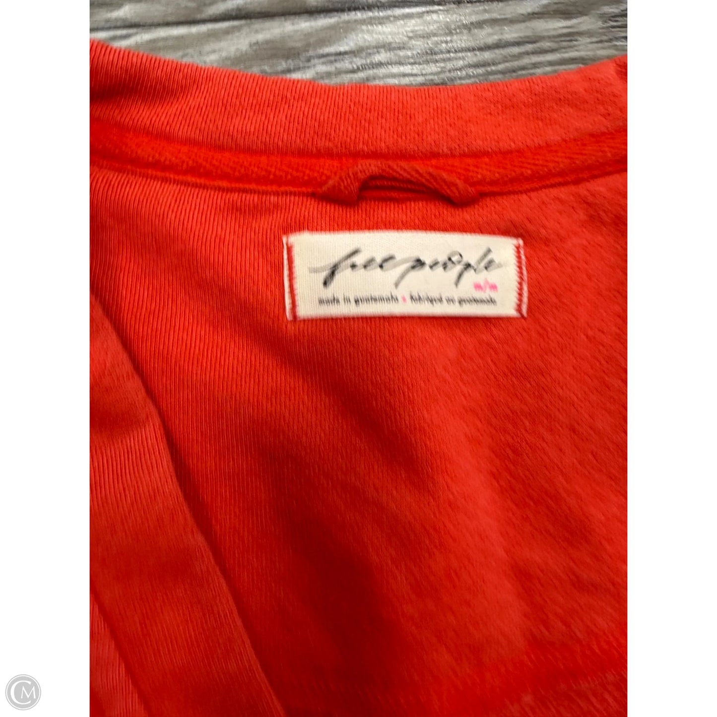 Sweater Cardigan By Free People In Red, Size: M