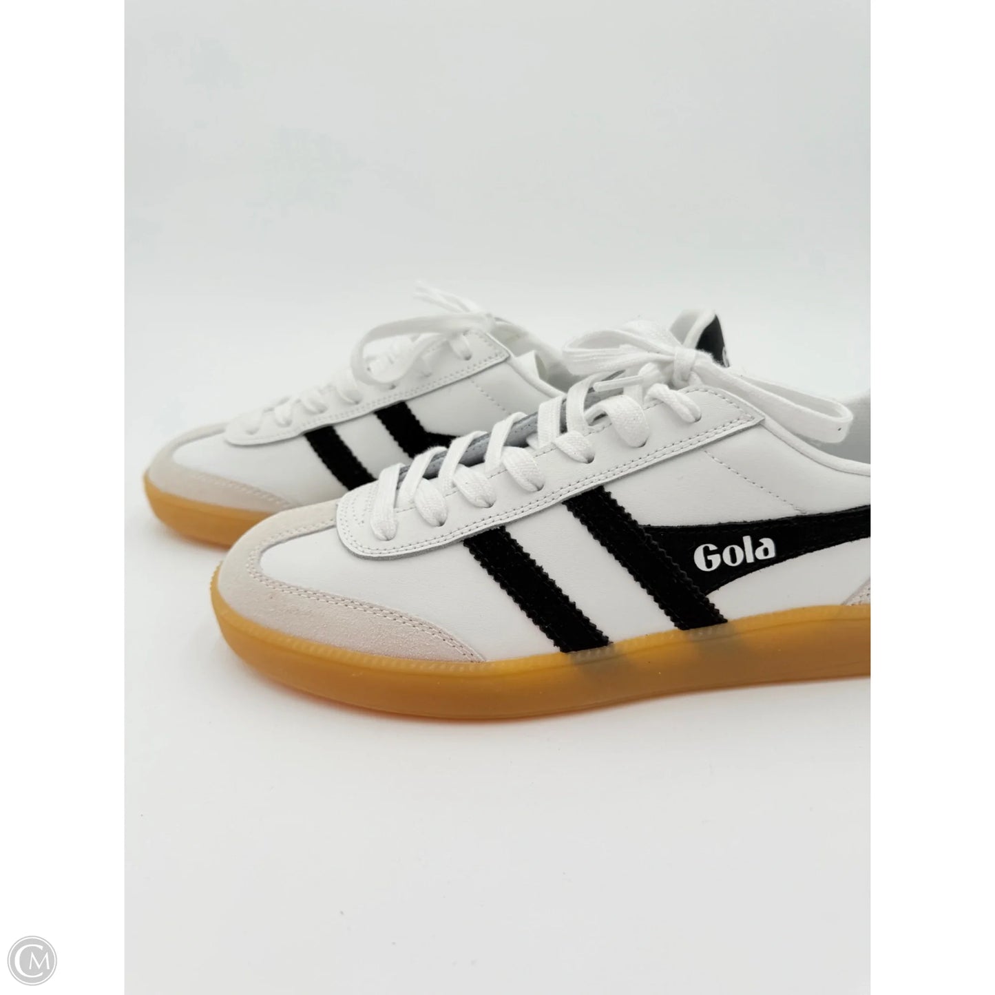 Shoes Sneakers By Gola In Black & White, Size: 9