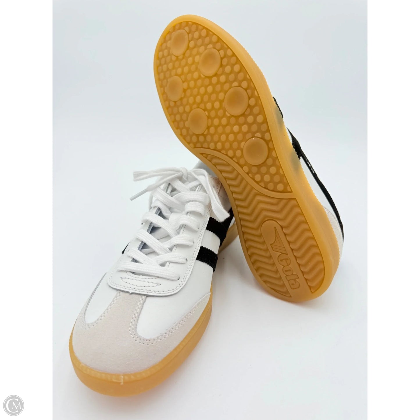 Shoes Sneakers By Gola In Black & White, Size: 9