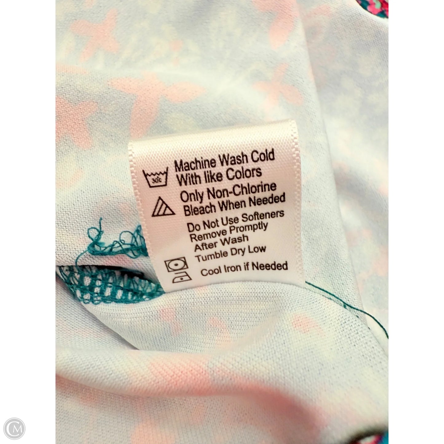 Athletic Tank Top By Pebble Beach In Blue & Pink, Size: Xl