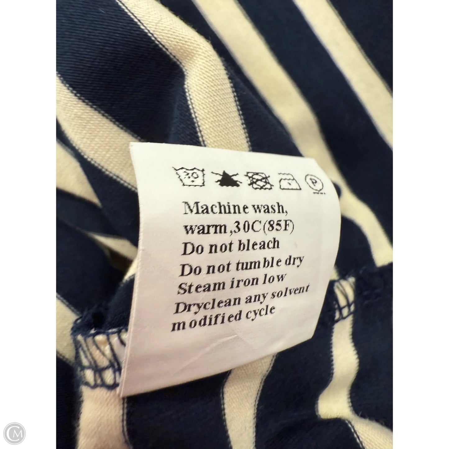 Top Short Sleeve By Dokotoo In Striped Pattern, Size: M