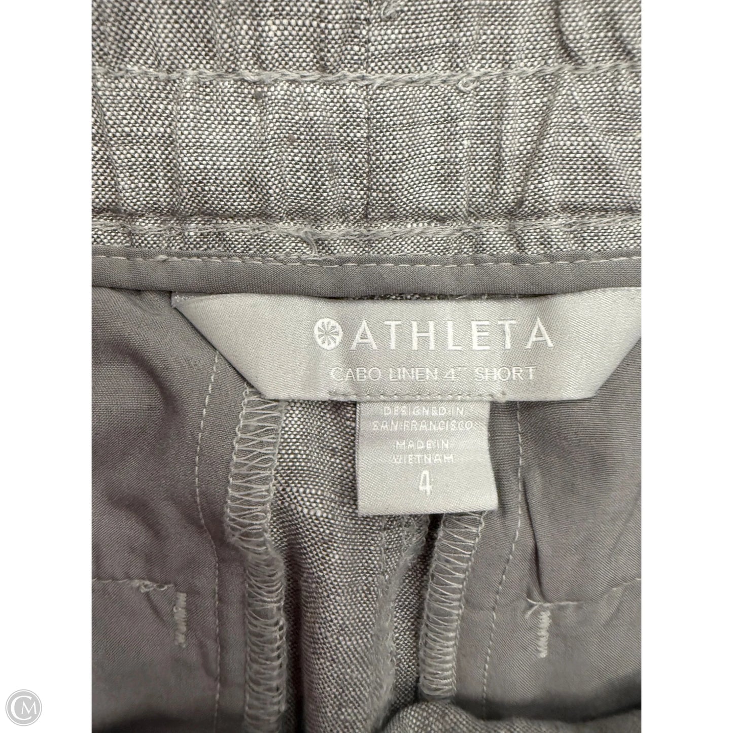 Athletic Shorts By Athleta In Grey, Size: 4