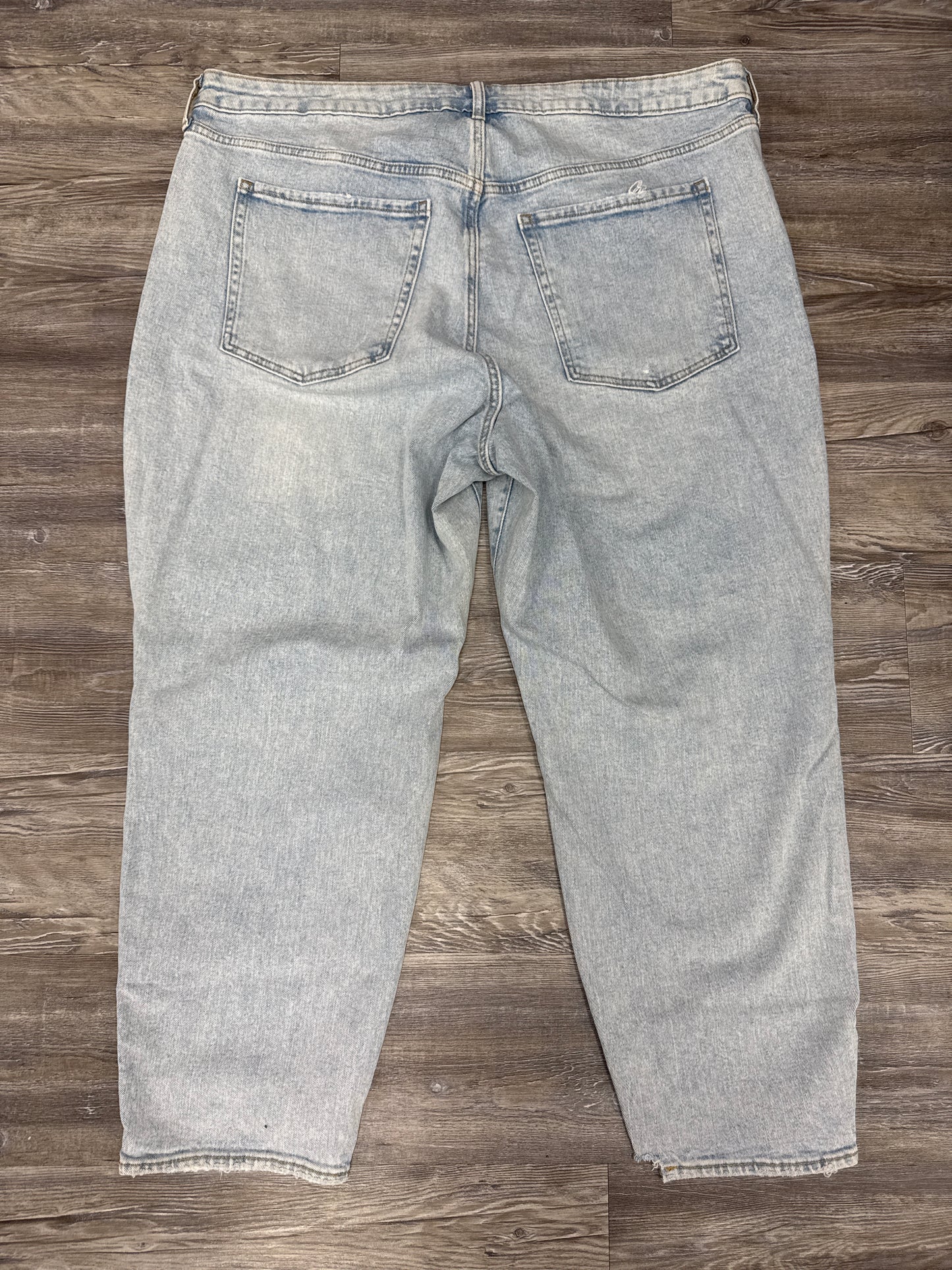Jeans Straight By Old Navy In Blue Denim, Size: 22