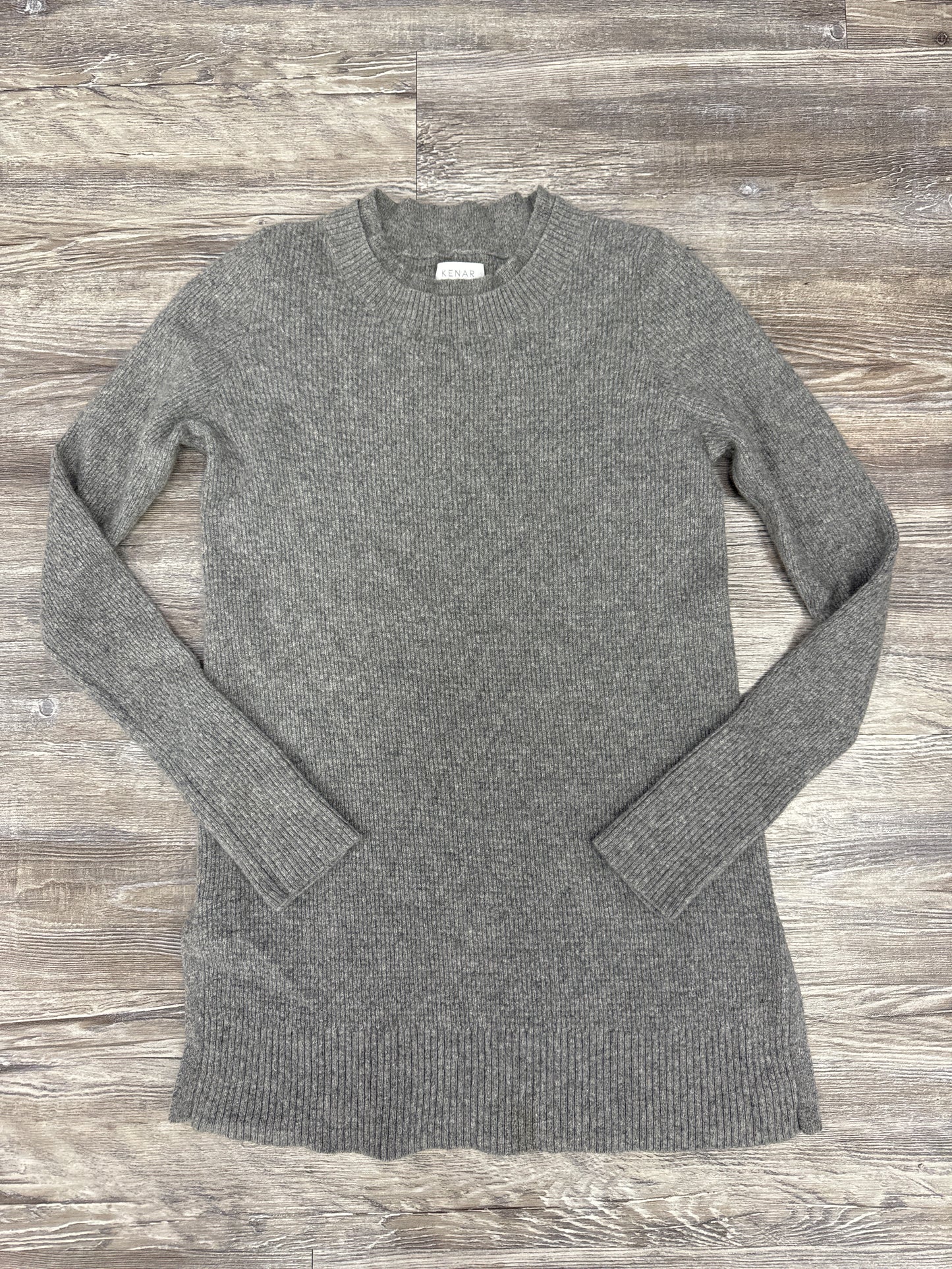 Sweater Cashmere By Kenar In Grey, Size: M