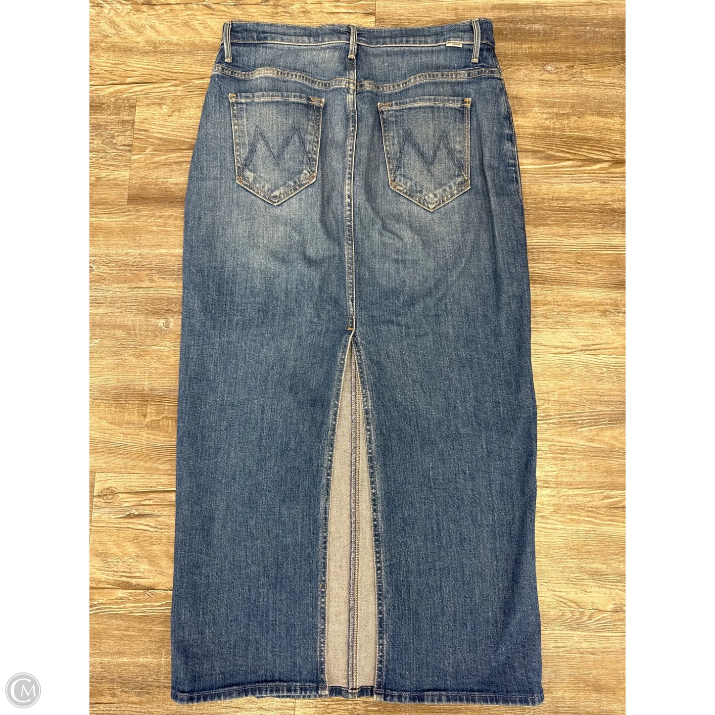 Skirt Designer By Mother In Blue Denim, Size: 6