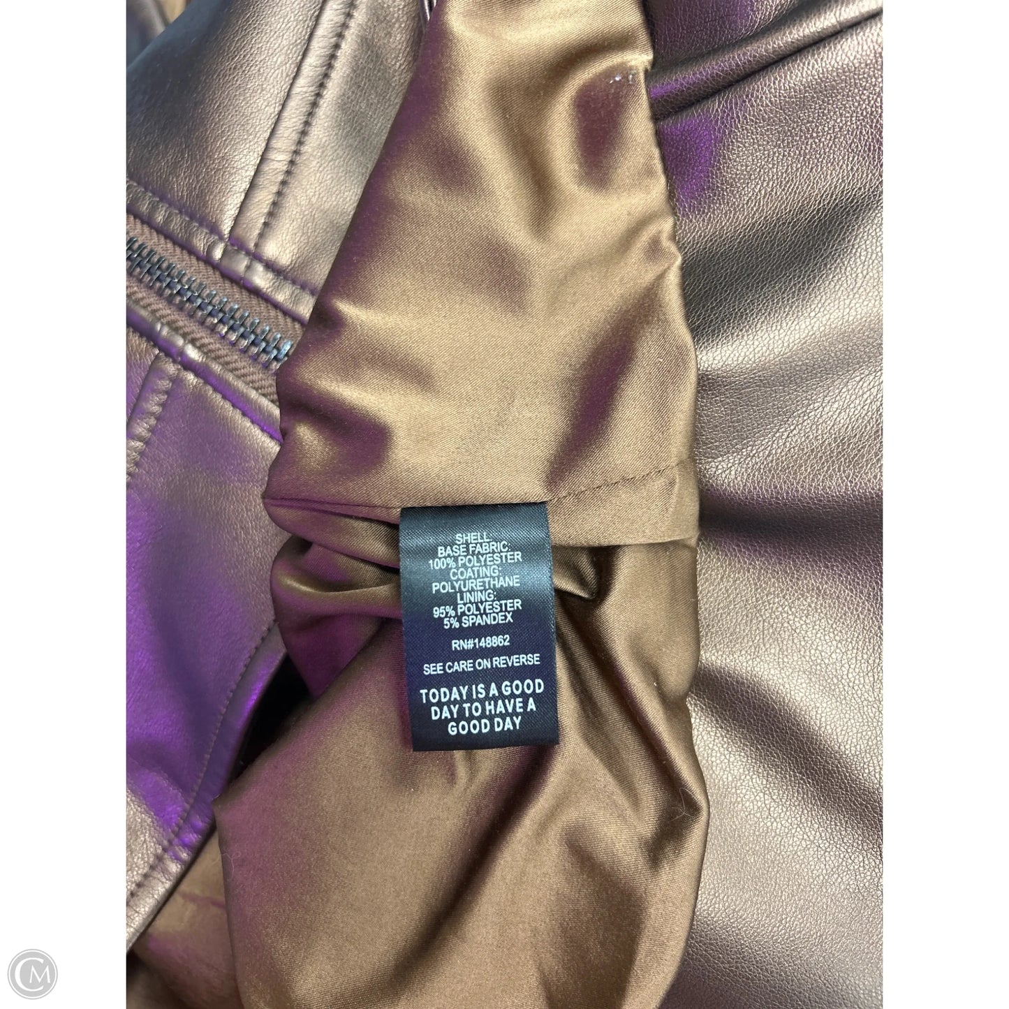 Jacket Moto By Torrid In Brown, Size: 4x