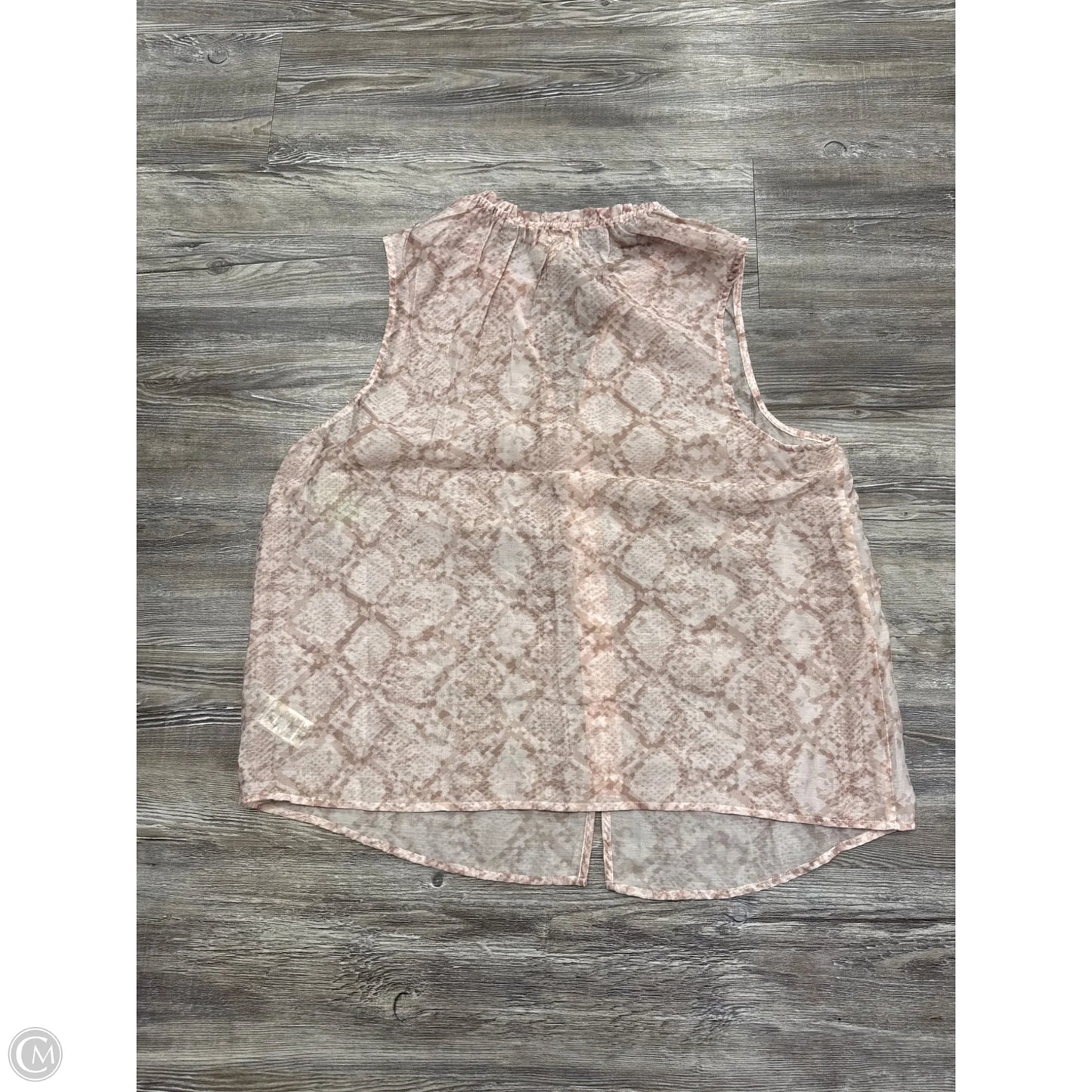 Top Sleeveless By Cloth & Stone In Animal Print, Size: Xl
