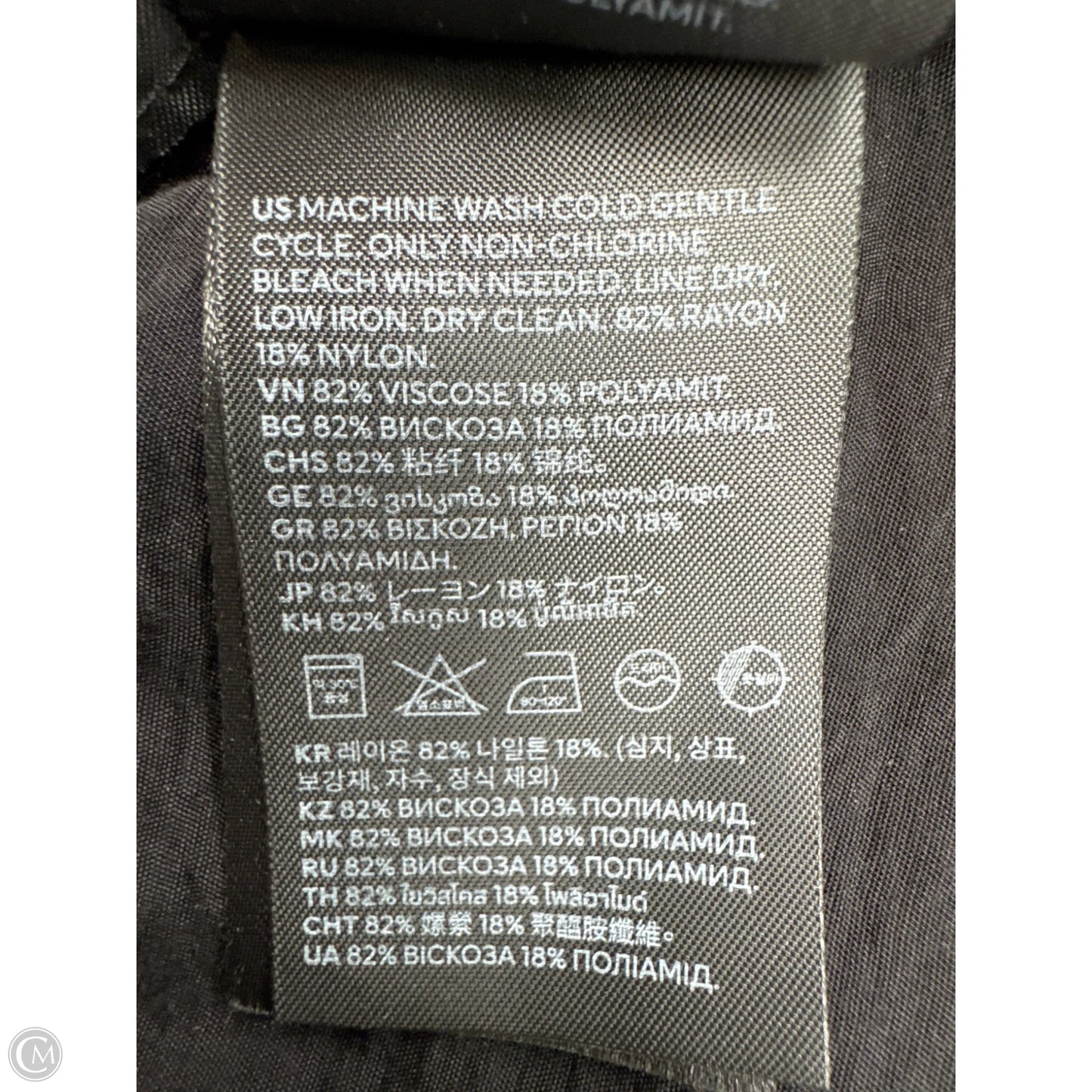 Dress Casual Short By H&m In Black, Size: Xl