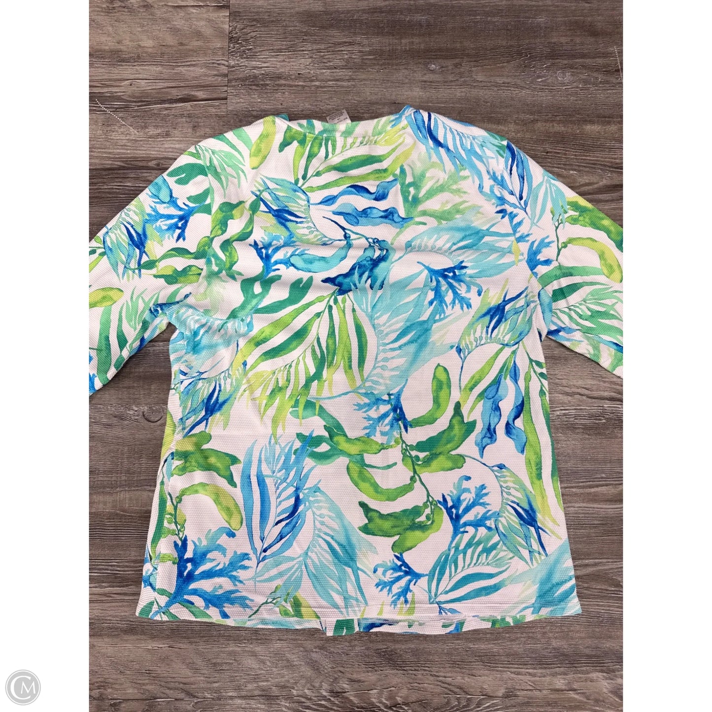 Jacket Other By Tommy Bahama In Blue & Green, Size: L