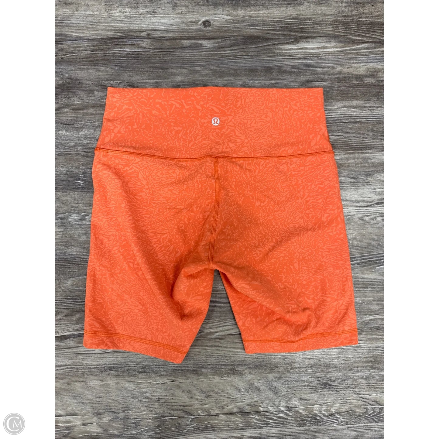 Athletic Shorts By Lululemon In Orange, Size: 10