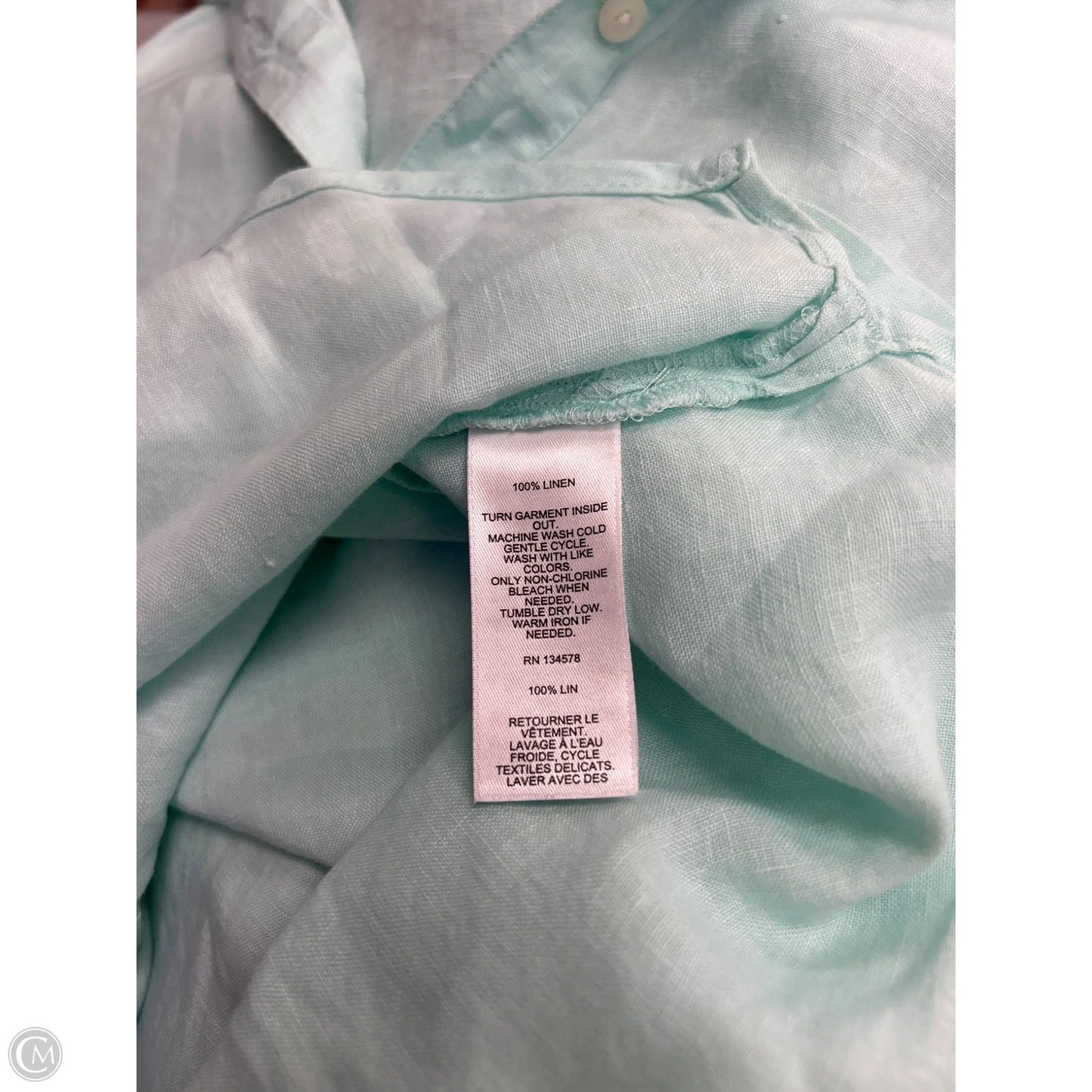 Top Long Sleeve By Vineyard Vines In Blue, Size: 6