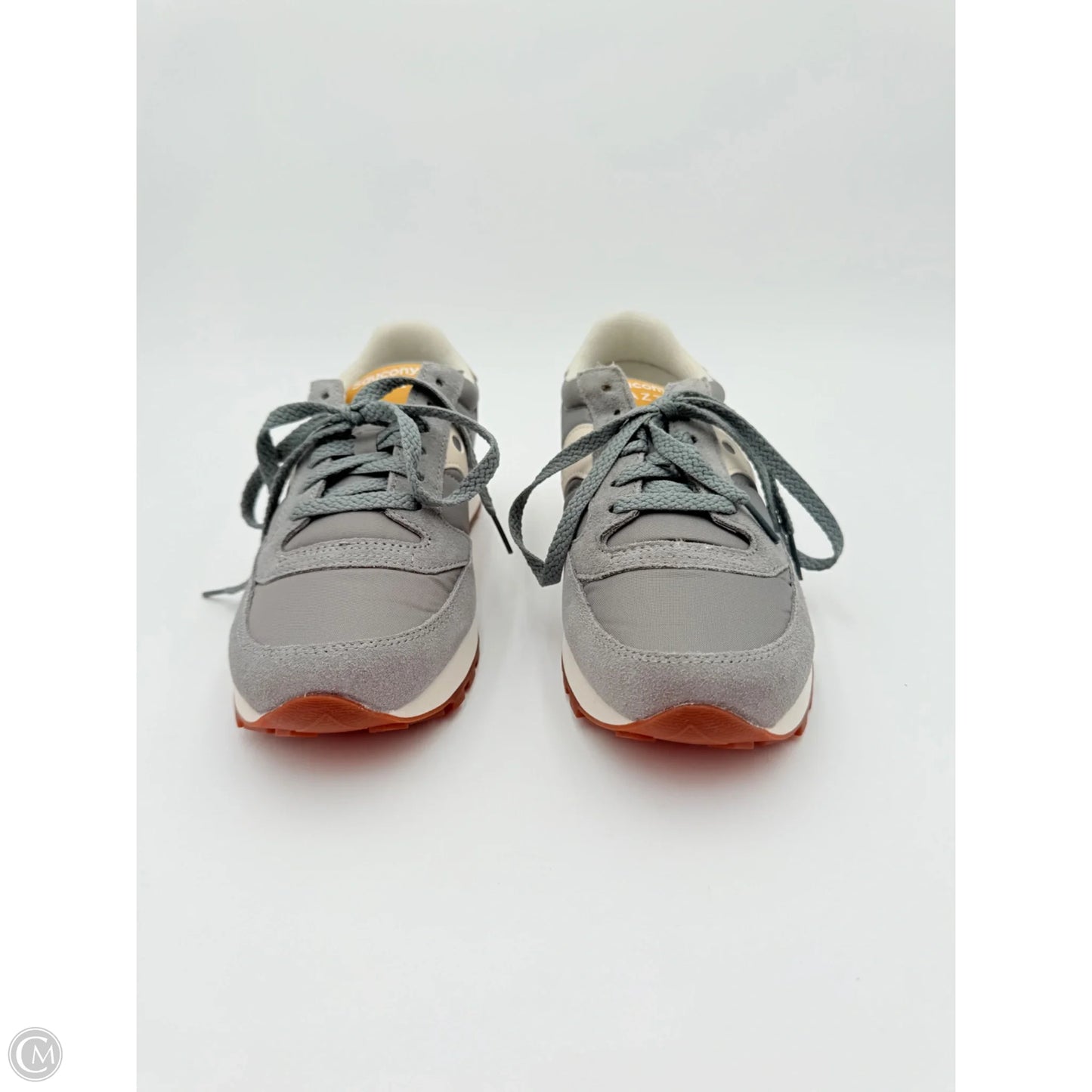 Shoes Sneakers By Saucony In Grey & Yellow, Size: Men’s 7