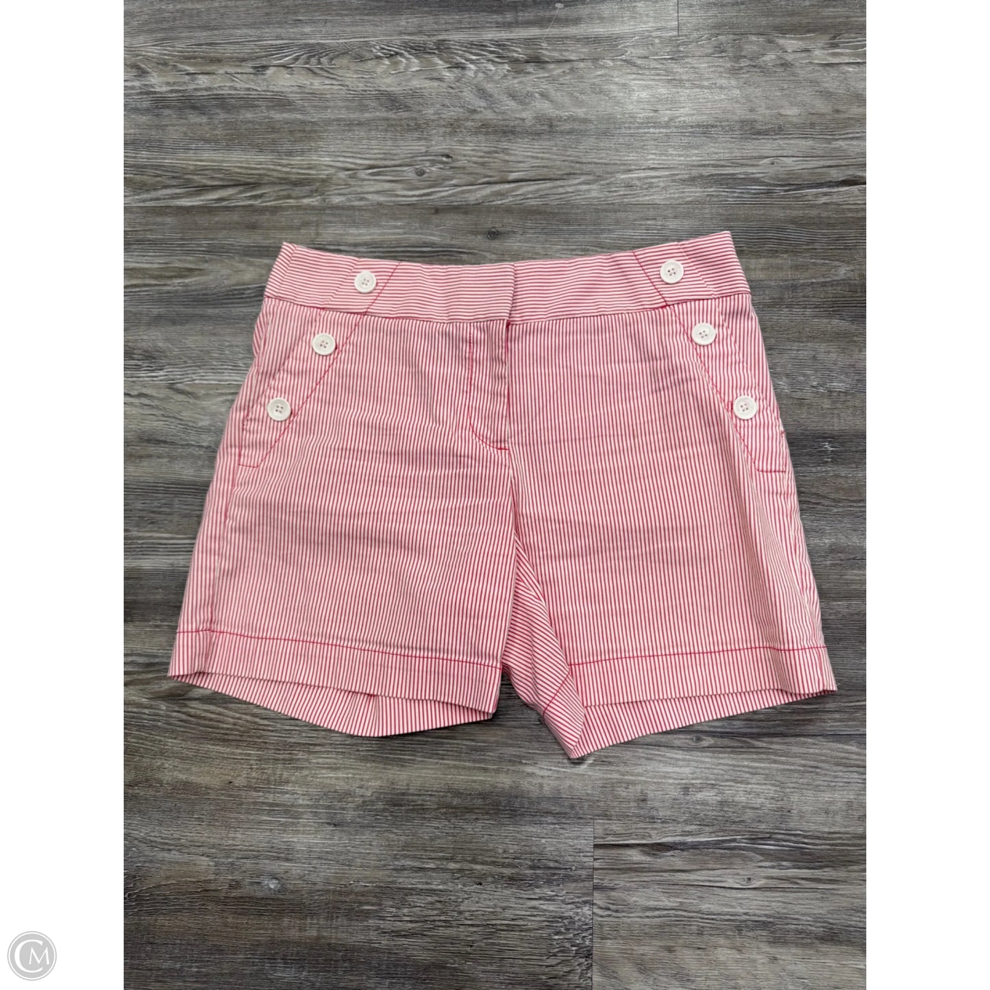 Shorts By Loft In Red & White, Size: 6