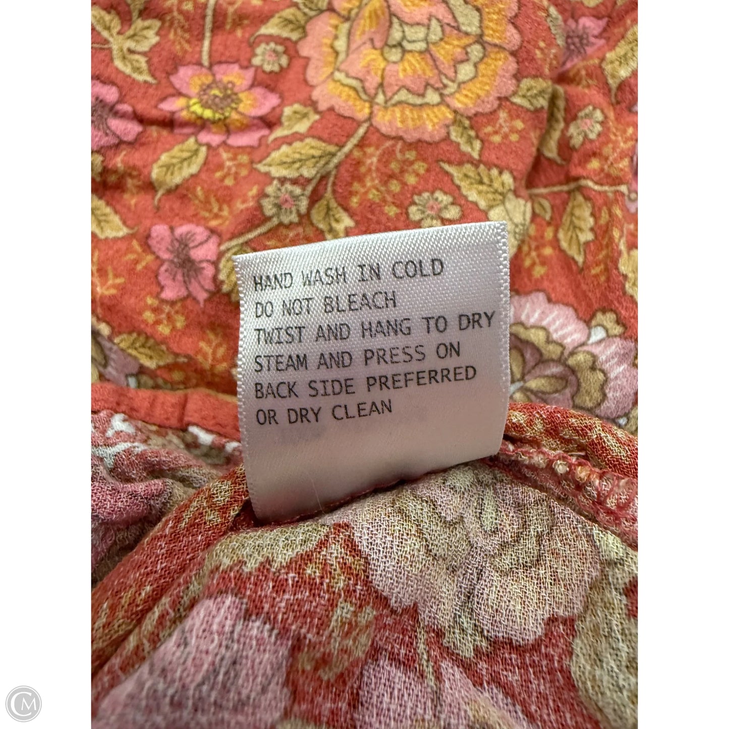 Top 3/4 Sleeve By Rachel Zoe In Orange & Pink, Size: S