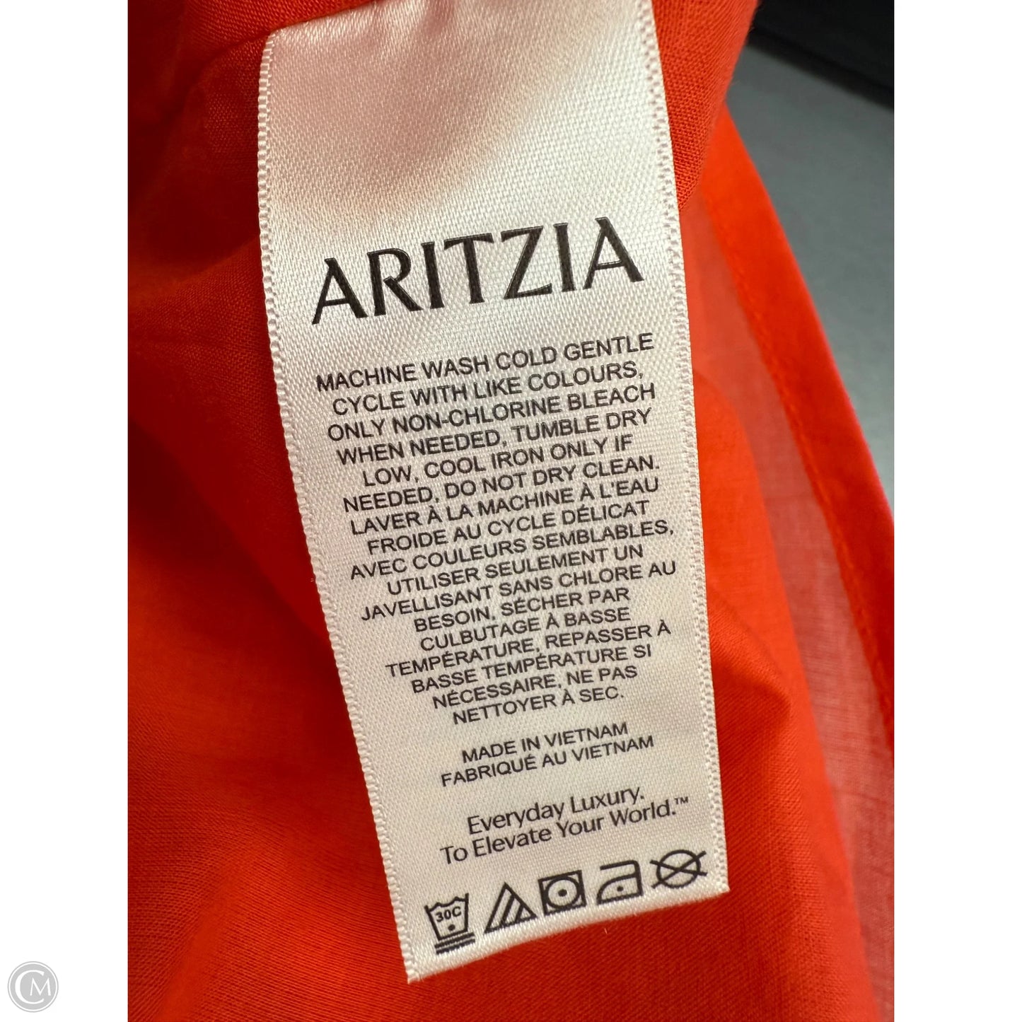 Dress Casual Maxi By Babaton In Orange, Size: L