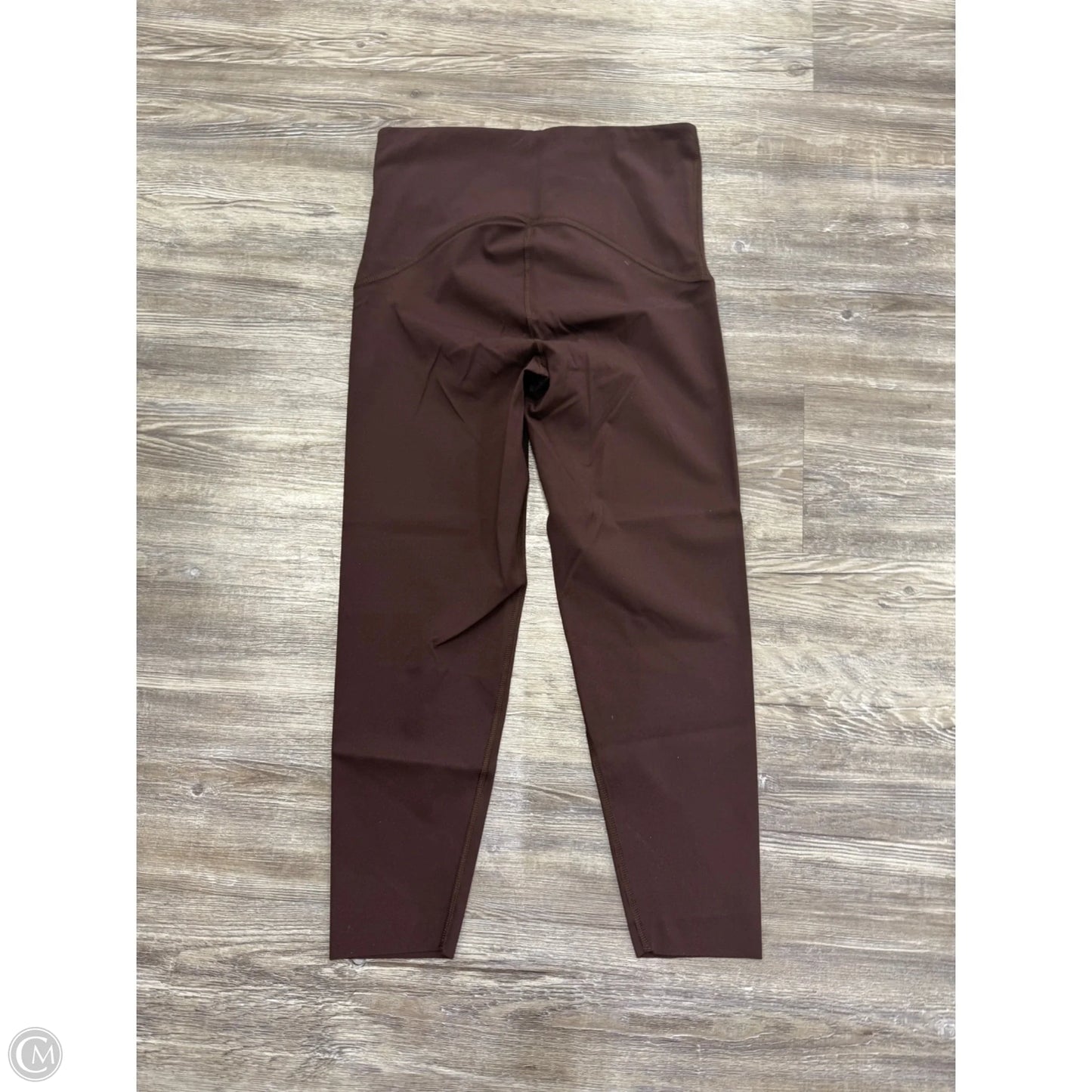 Athletic Leggings By Spanx In Brown, Size: L