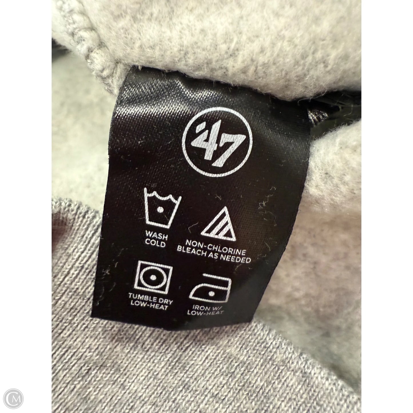 Athletic Sweatshirt Hoodie By ‘47 In Grey, Size: Xl