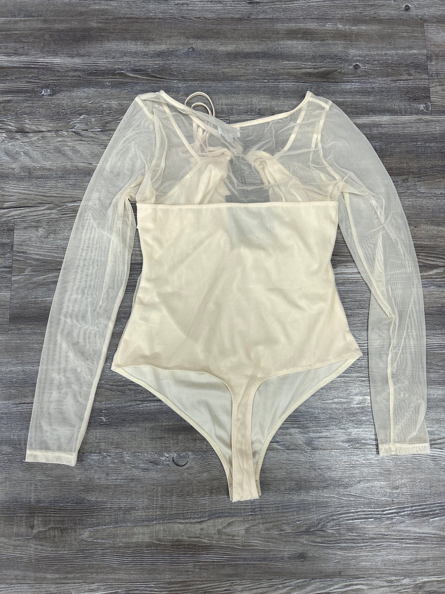 Bodysuit By Lelis In Cream, Size: M