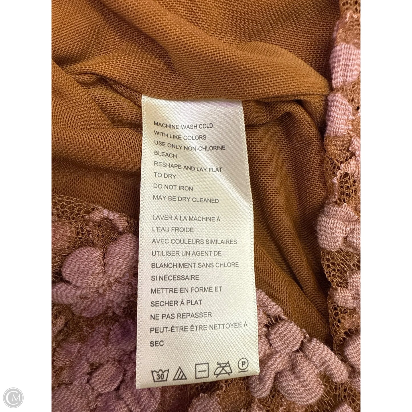 Dress Casual Maxi By Free People In Brown & Pink, Size: Xl