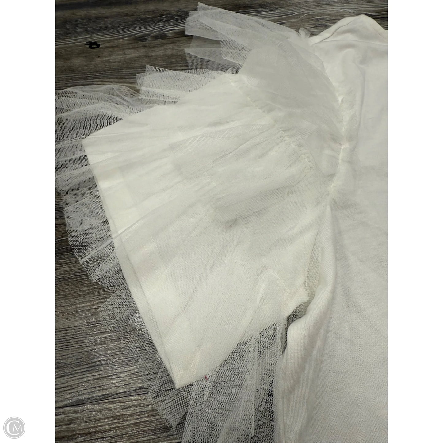 Top Short Sleeve By Oddi In White, Size: 3x