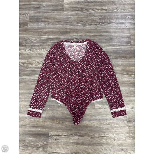 Bodysuit By Free People In Purple, Size: Xl