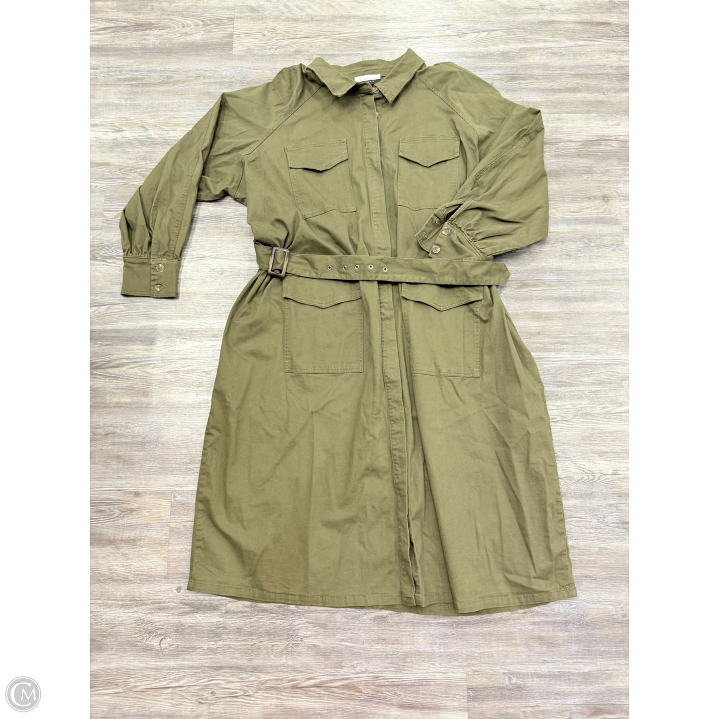 Dress Casual Maxi By Eloquii In Green, Size: 28