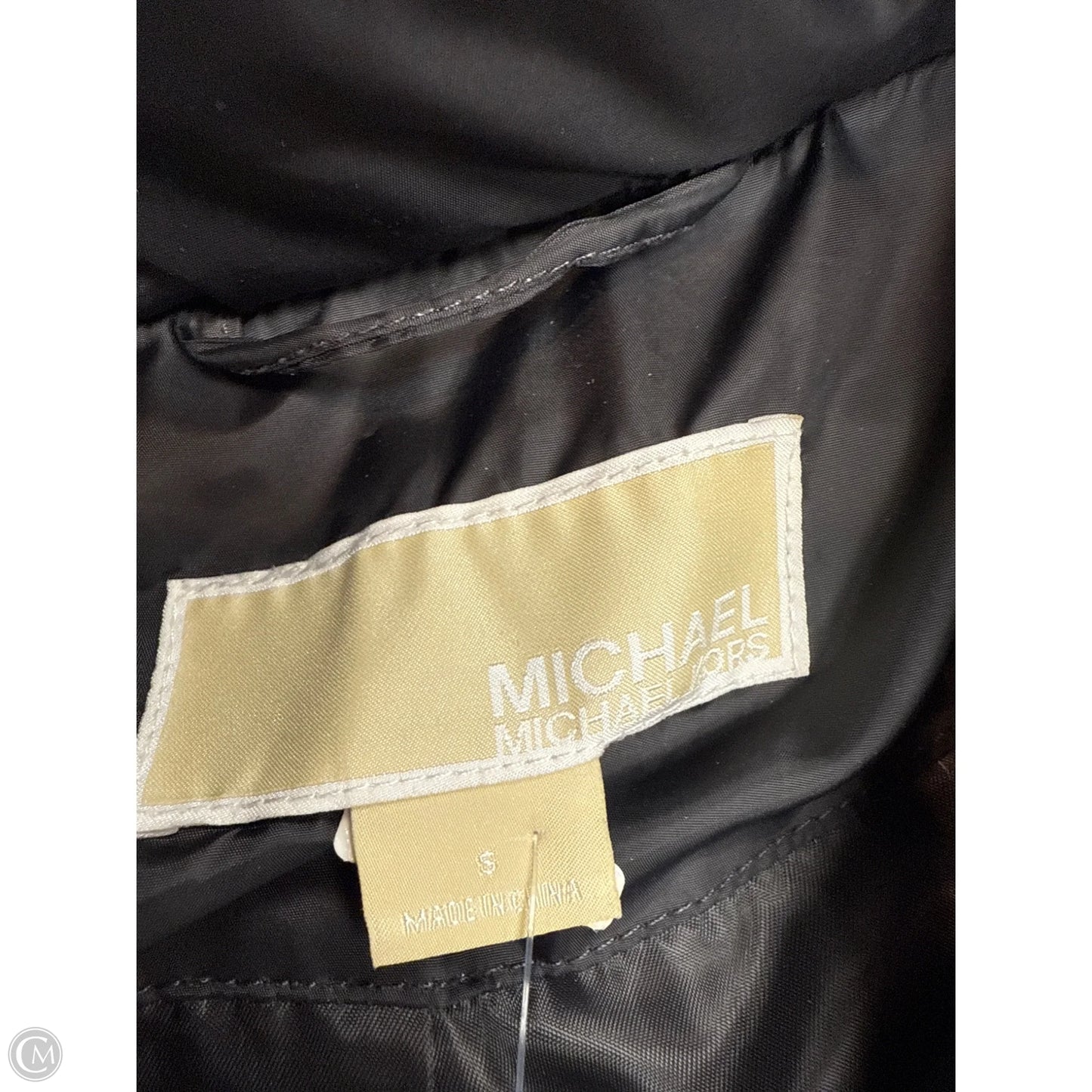 Jacket Puffer & Quilted By Michael By Michael Kors In Black, Size: S