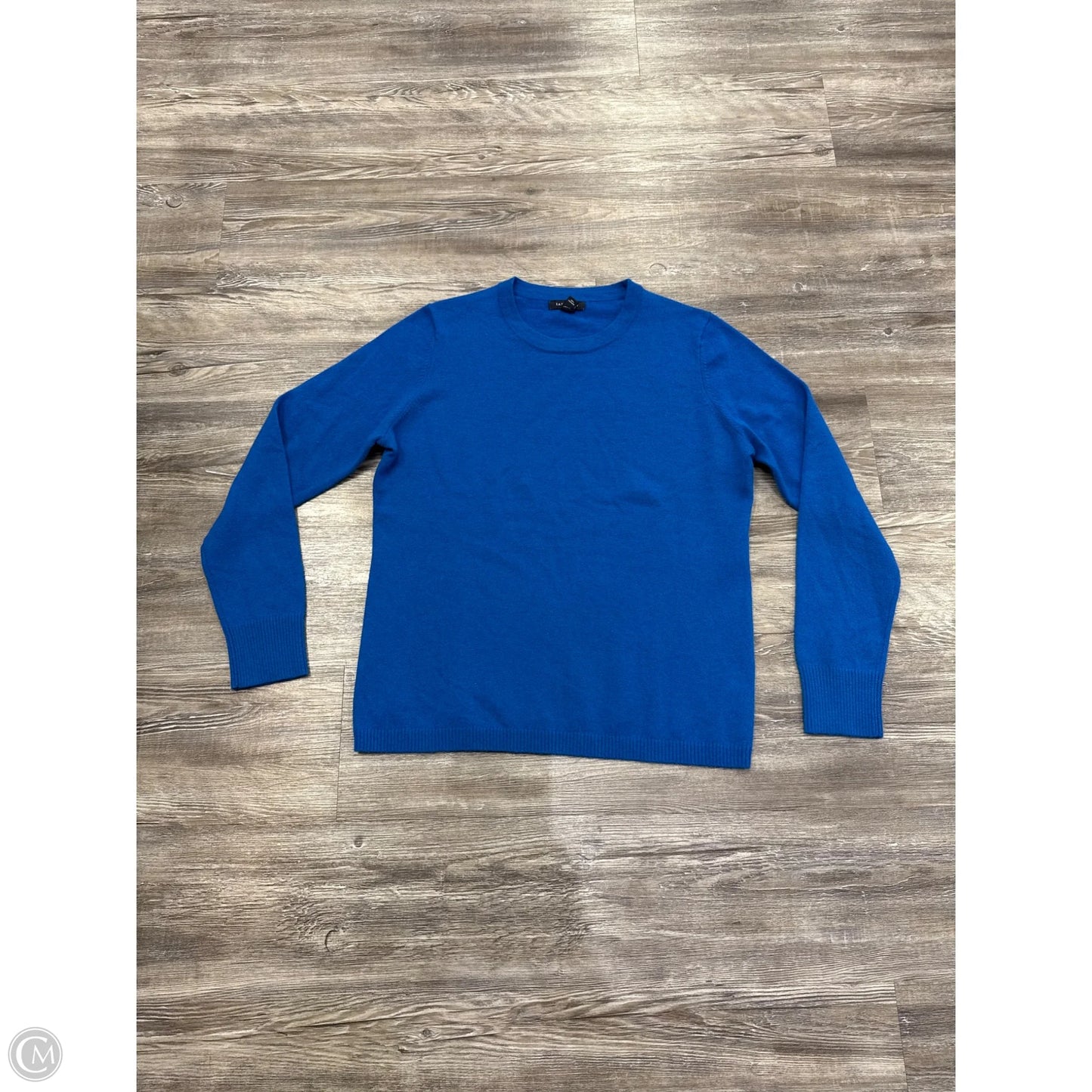 Sweater Cashmere By Lands End In Blue, Size: L