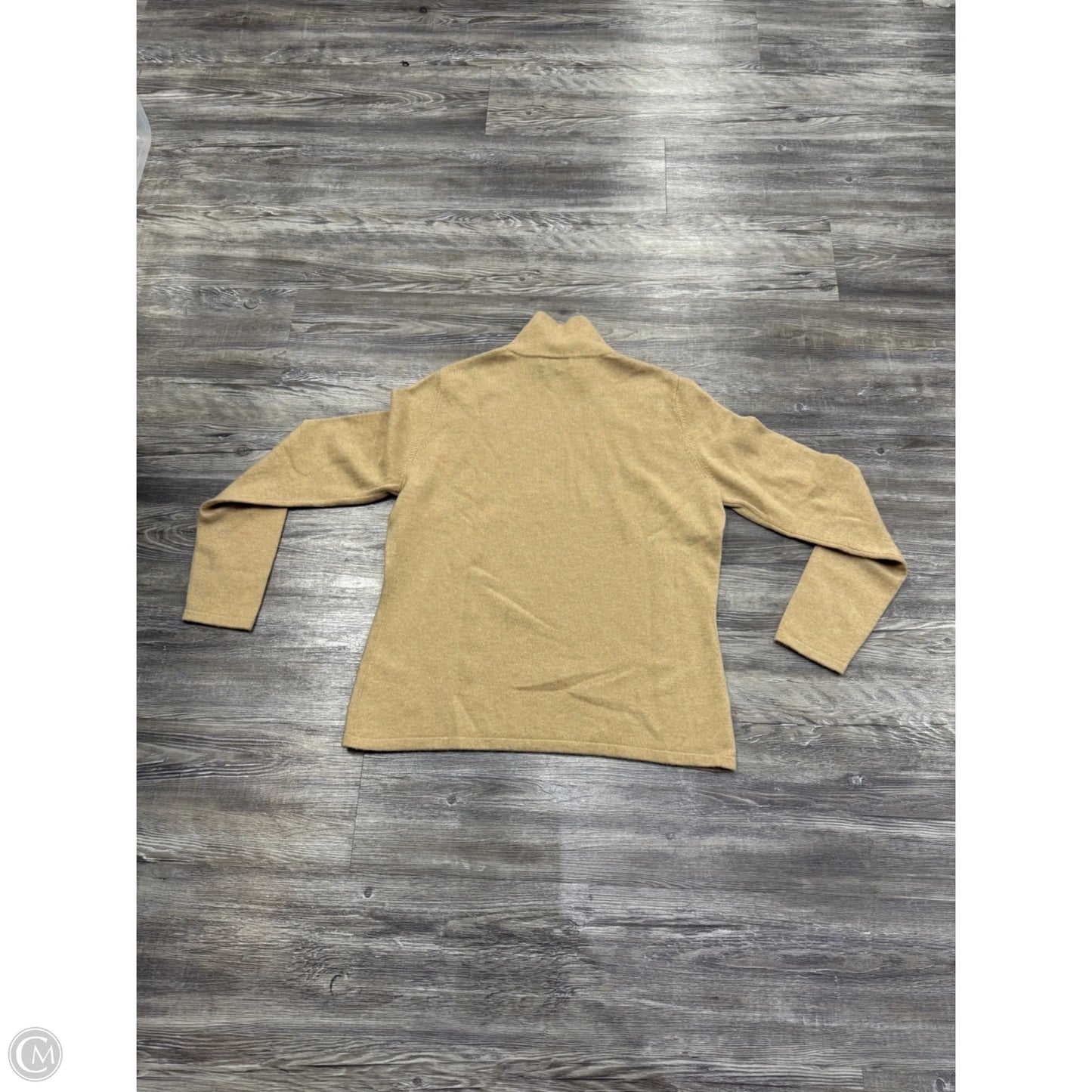 Sweater Cashmere By Lands End In Tan, Size: L