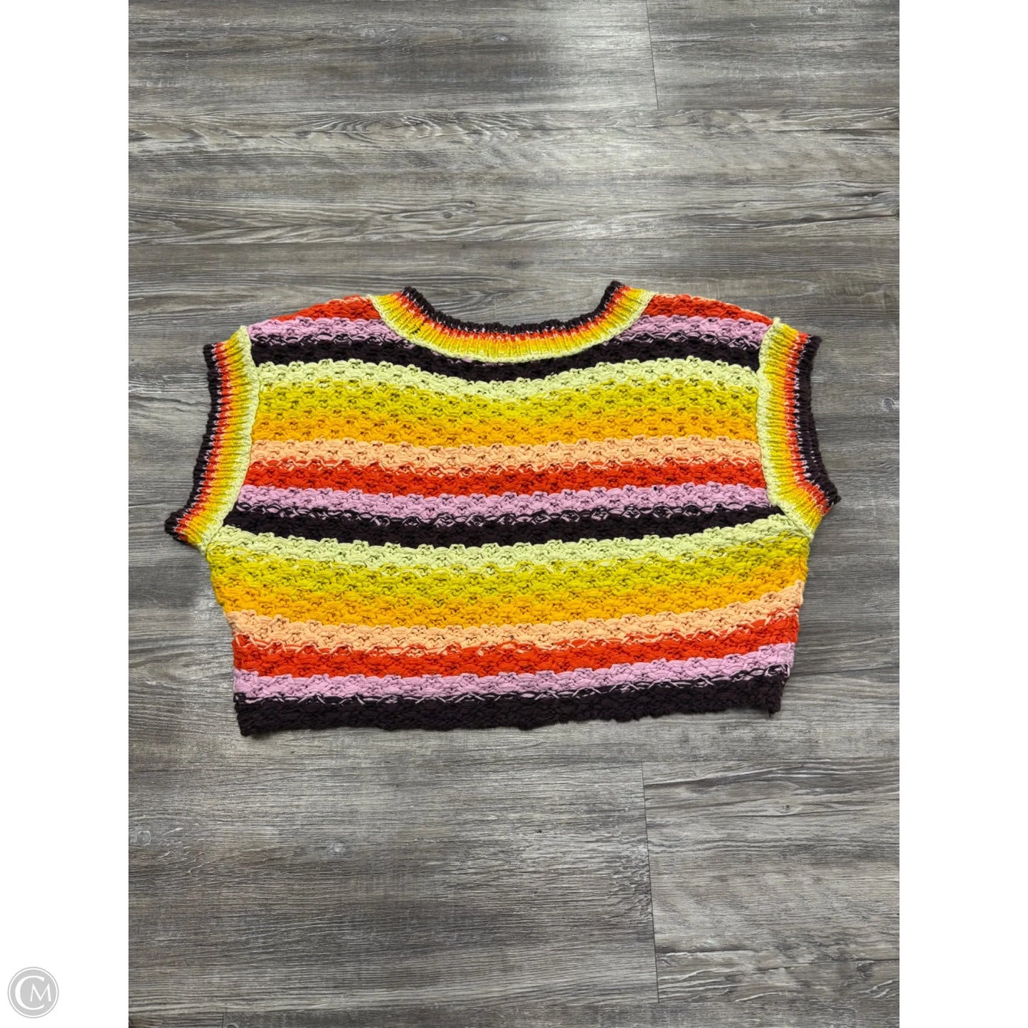 Sweater Short Sleeve By Free People In Multi-colored, Size: Xs