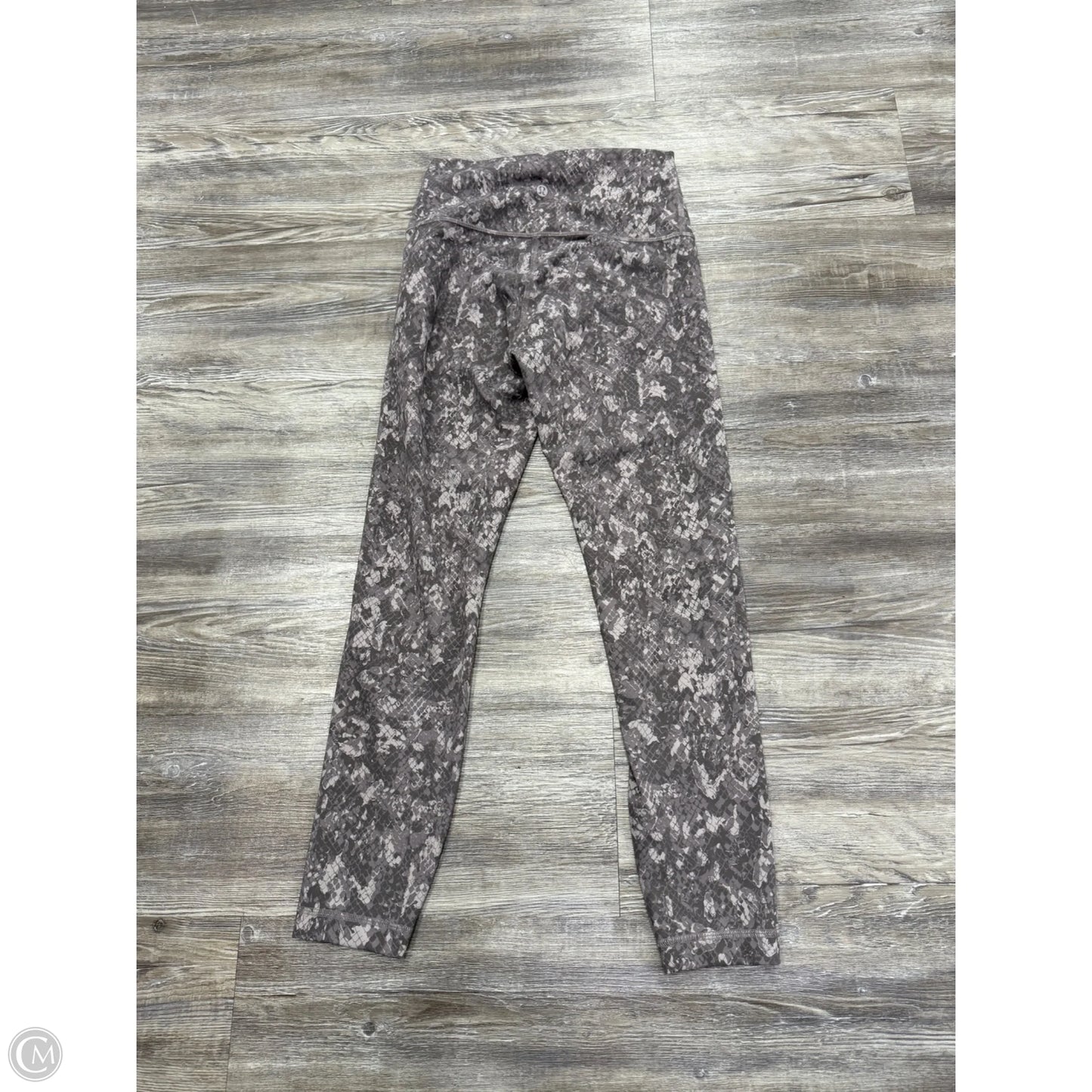 Athletic Leggings By Lululemon In Grey, Size: 6