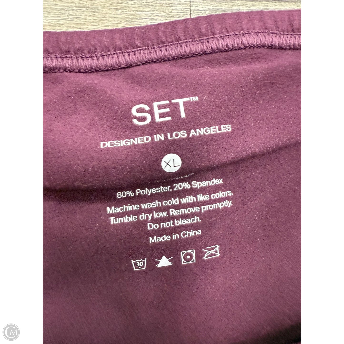 Athletic Skort By Set Active In Purple, Size: Xl