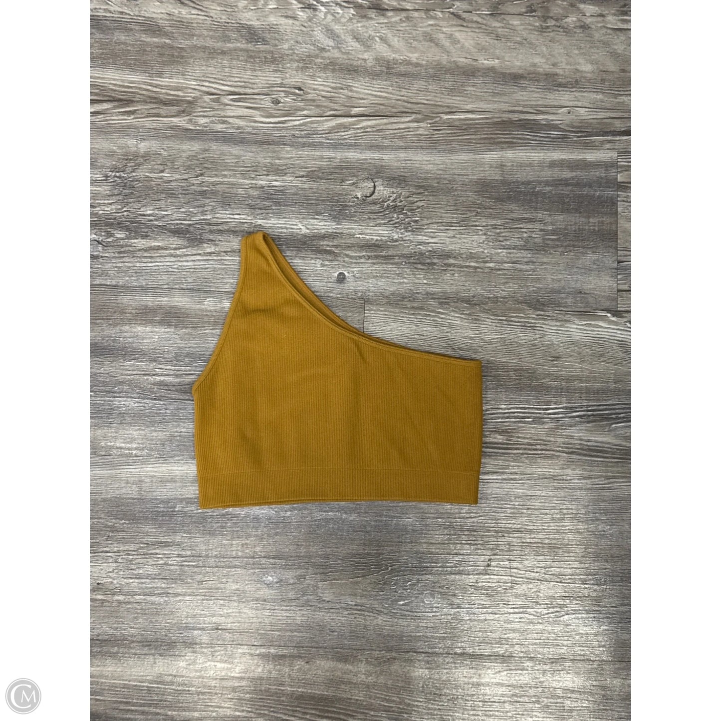Athletic Tank Top By Set Active In Yellow, Size: M