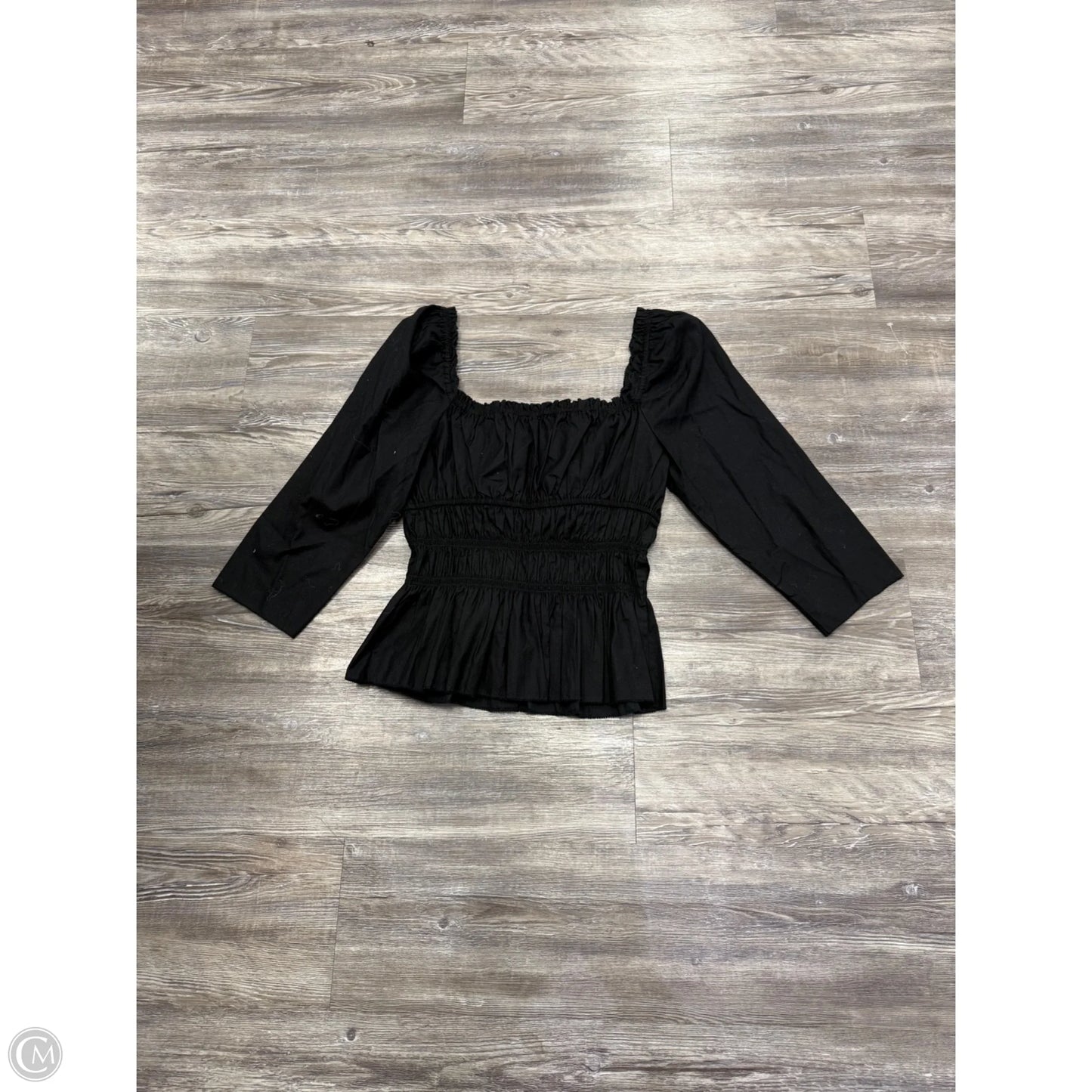 Top Long Sleeve By Reformation In Black, Size: 12