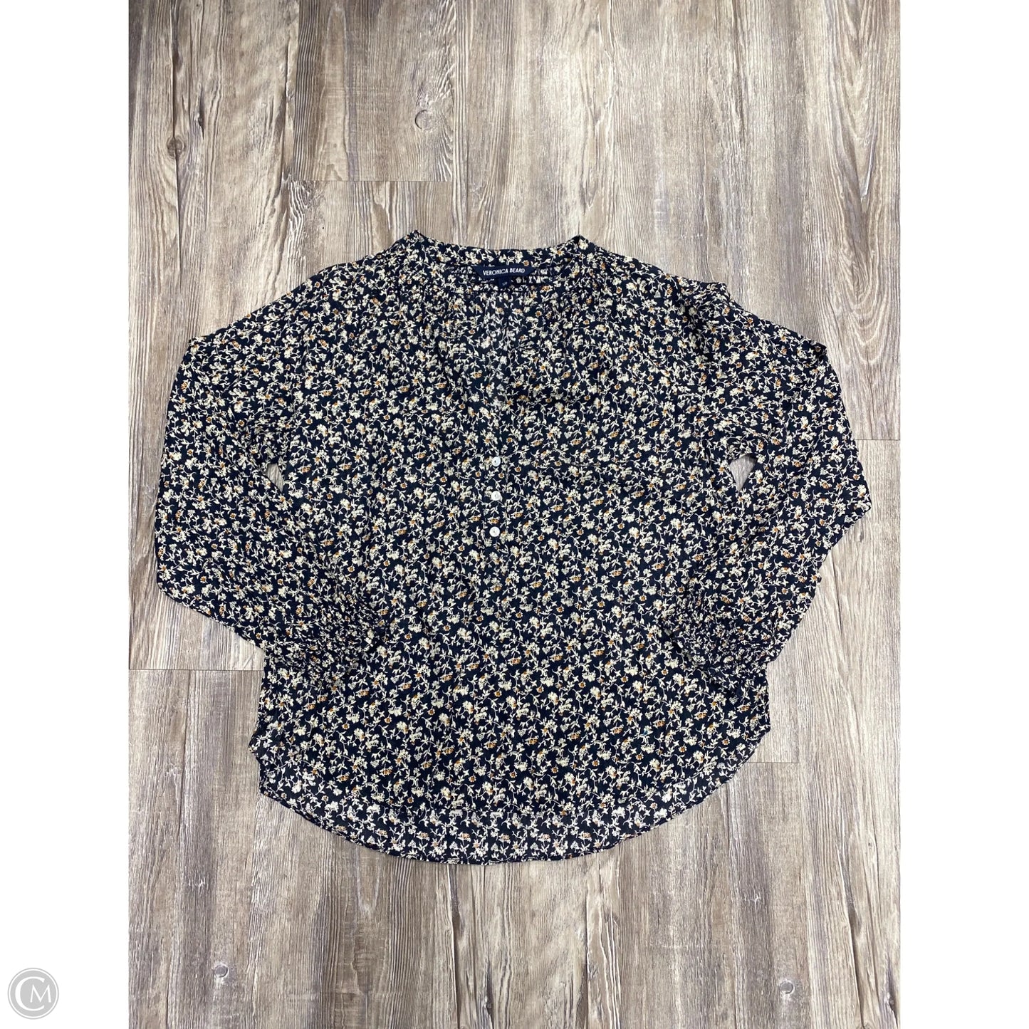 Top Long Sleeve By Veronica Beard In Floral Print, Size: Sp