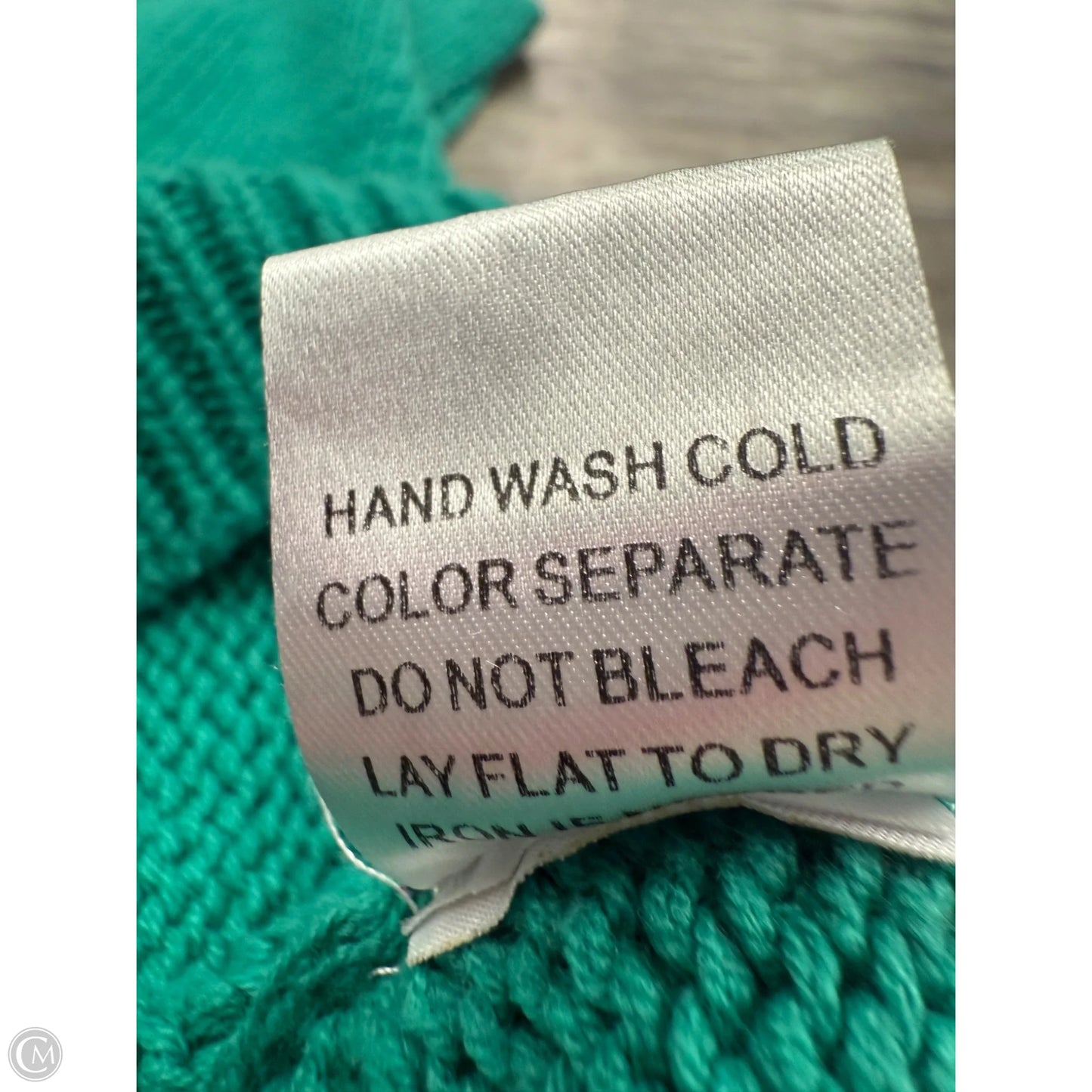 Sweater By Le Lis In Green & Pink, Size: M