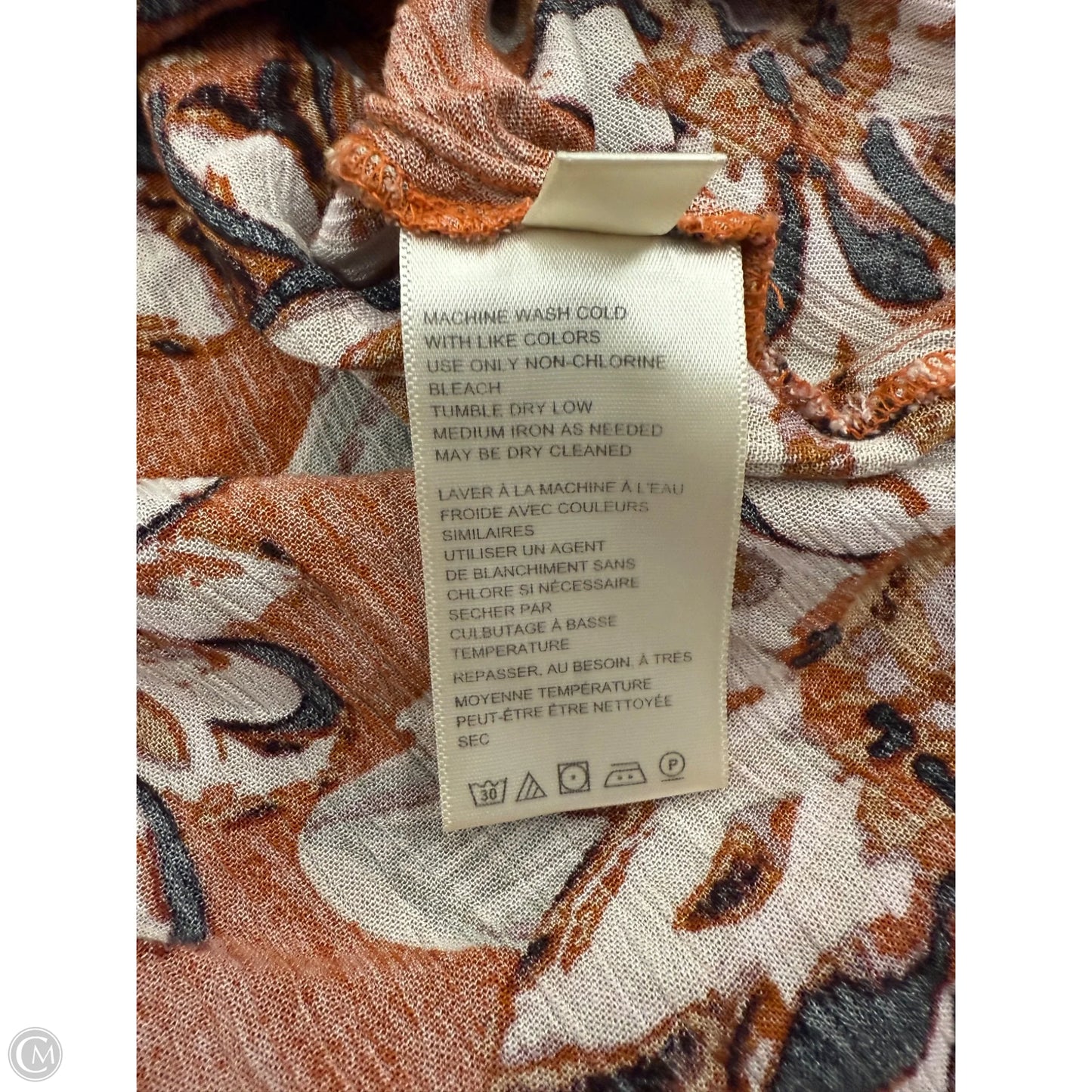 Top Long Sleeve By Free People In Orange, Size: Xs