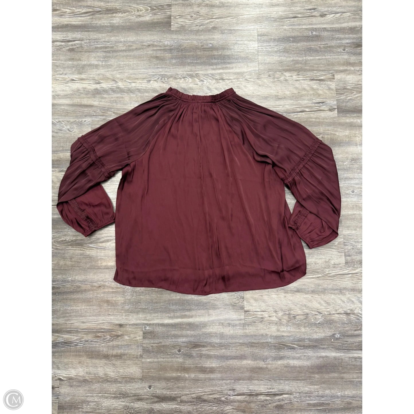Top Long Sleeve By Lane Bryant In Purple, Size: 18