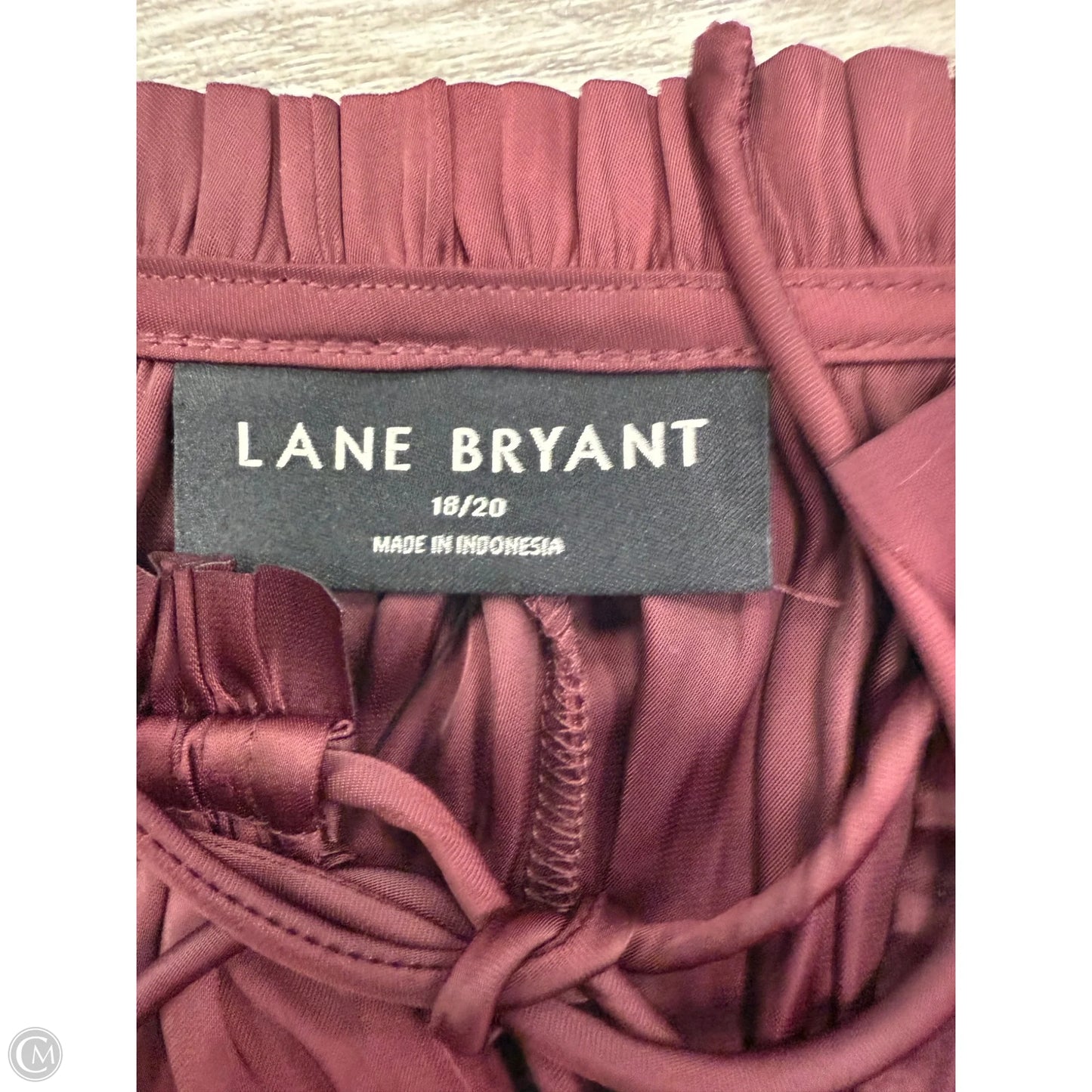 Top Long Sleeve By Lane Bryant In Purple, Size: 18