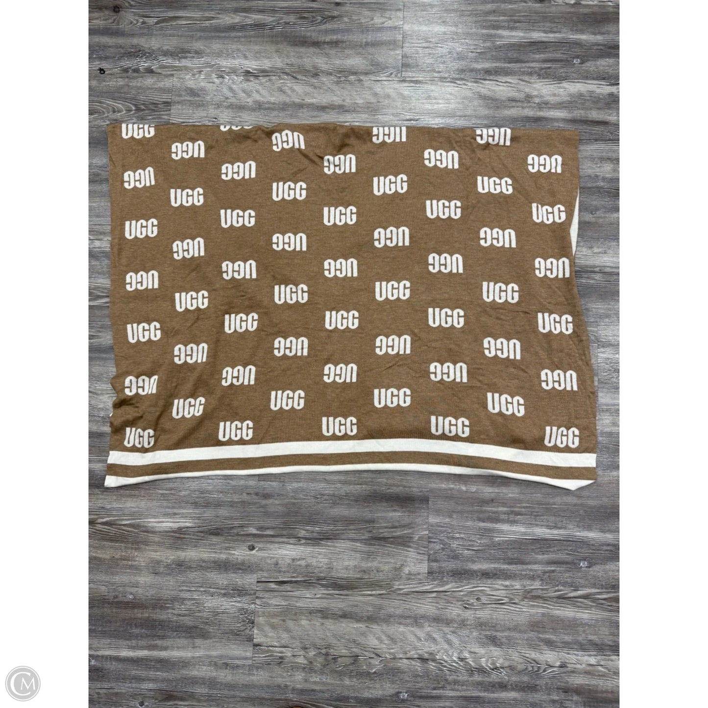 Shawl By Ugg In Brown & White, Size: Osfm