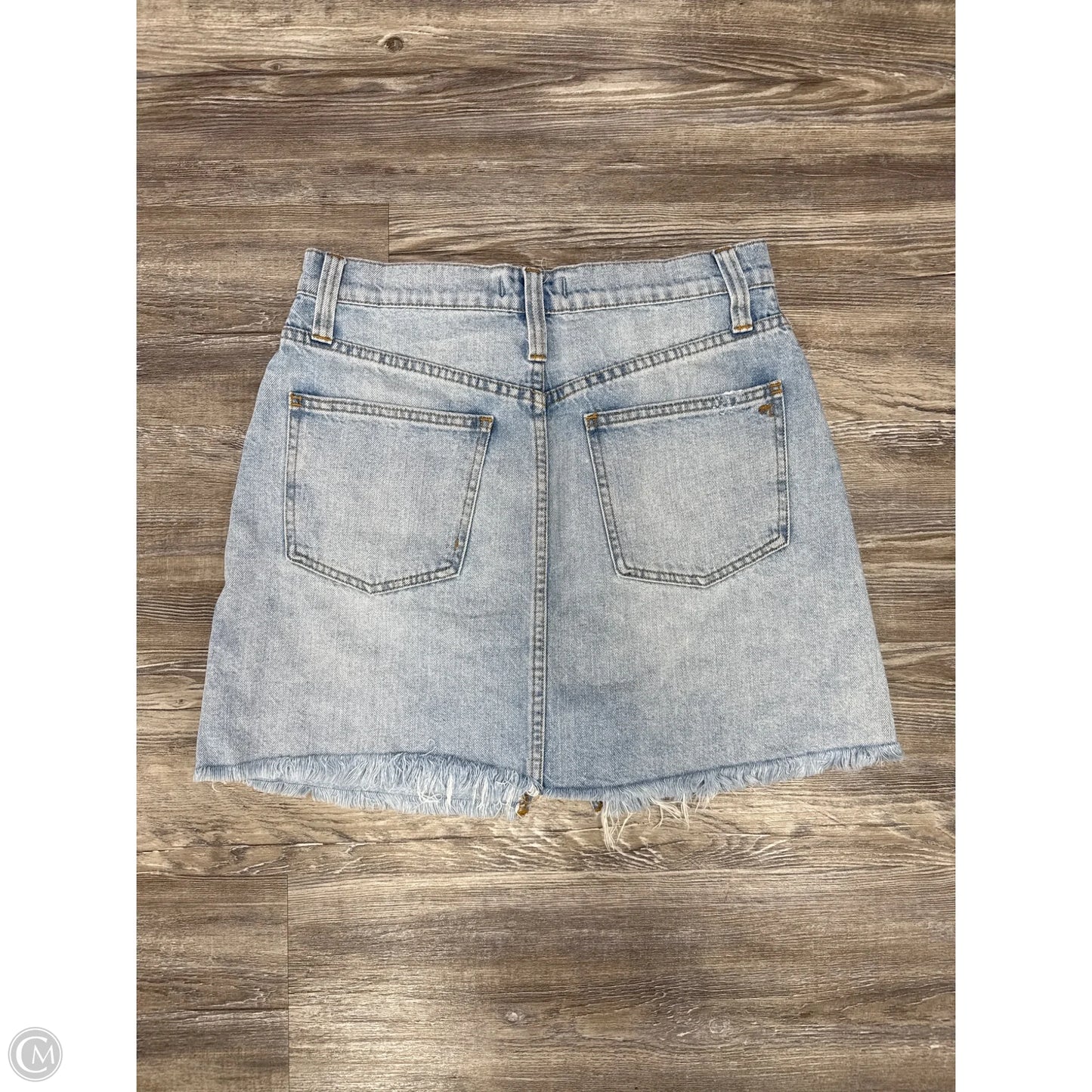 Skirt Mini & Short By Madewell In Blue Denim, Size: 6