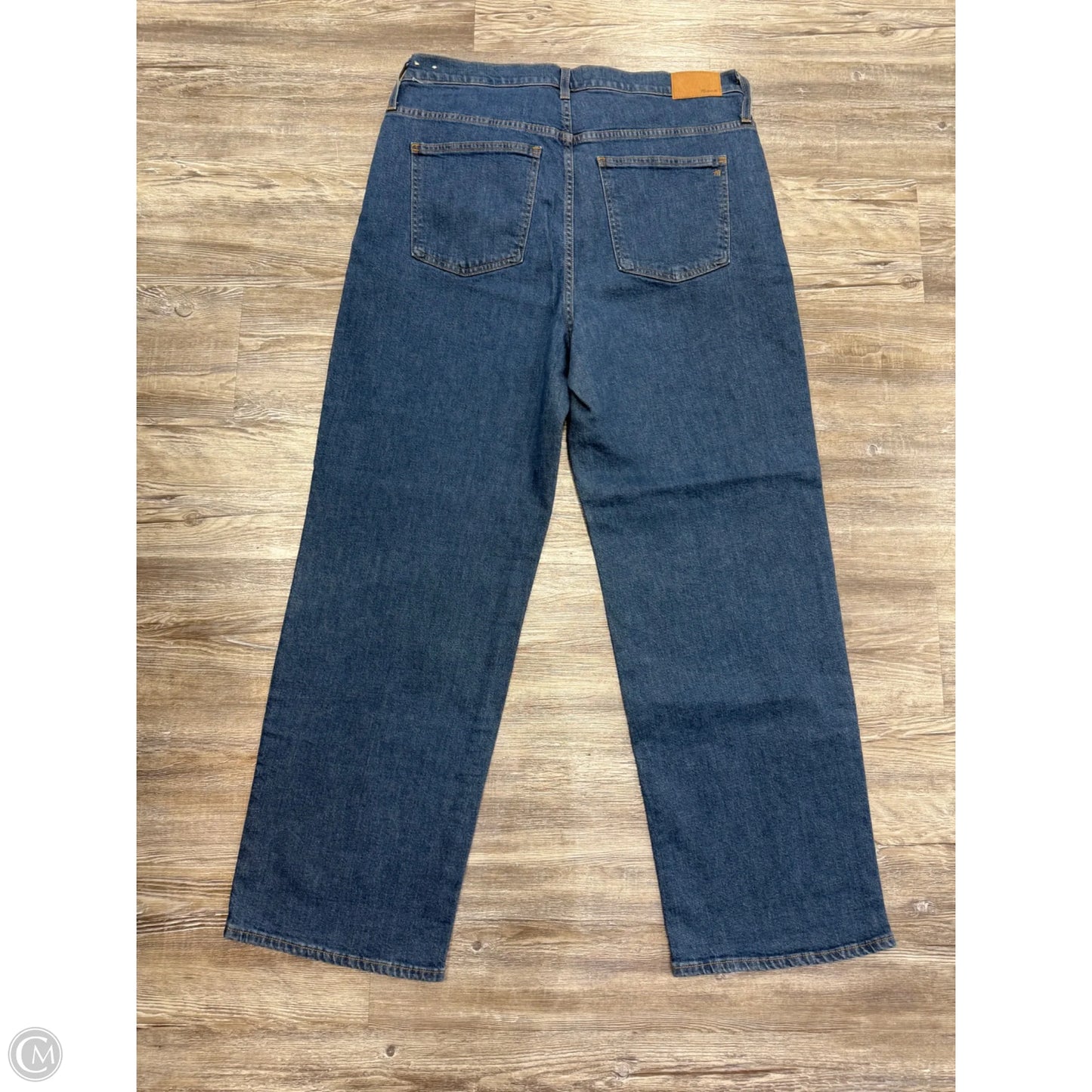 Jeans Wide Leg By Madewell In Blue Denim, Size: 16