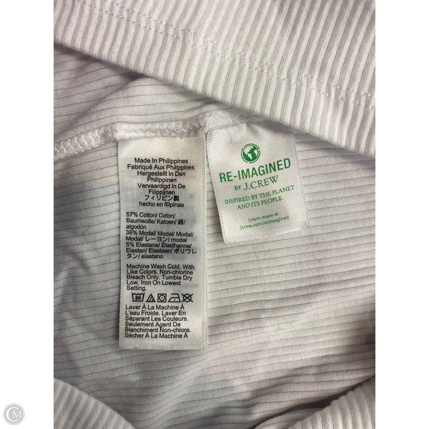 Top Sleeveless Basic By J. Crew In White, Size: Xl