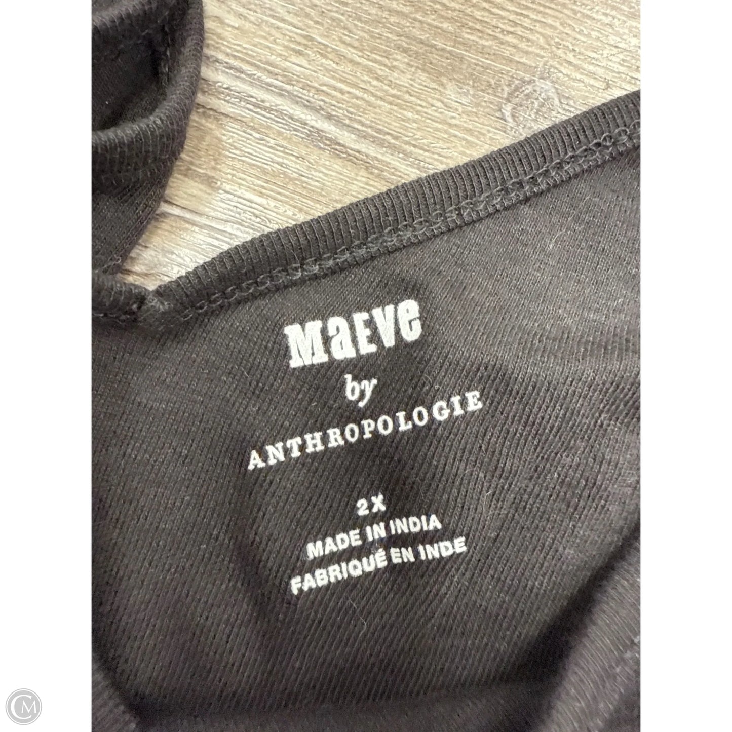 Top Sleeveless Basic By Maeve In Black, Size: 2x