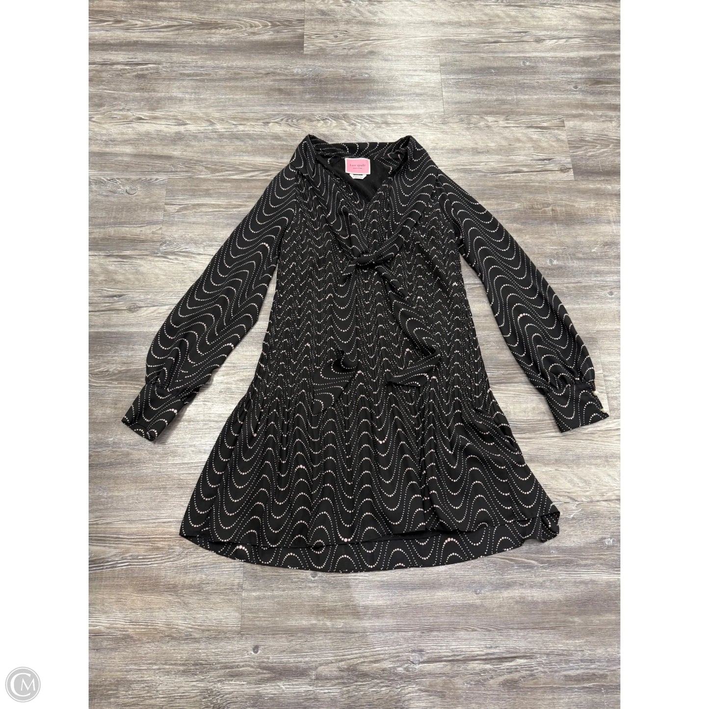 Dress Designer By Kate Spade In Black & Pink, Size: 0