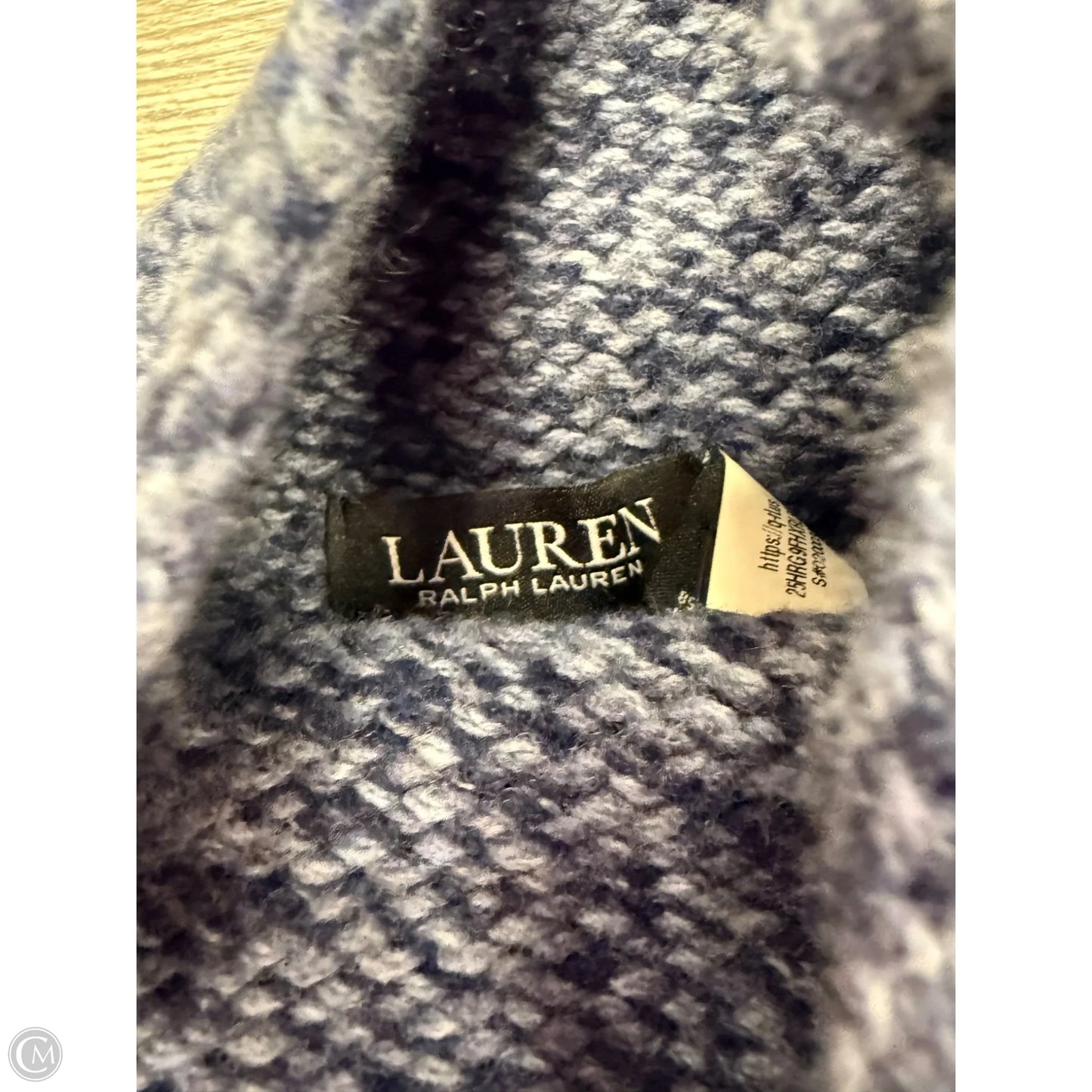 Sweater By Lauren By Ralph Lauren In Blue, Size: Xxl