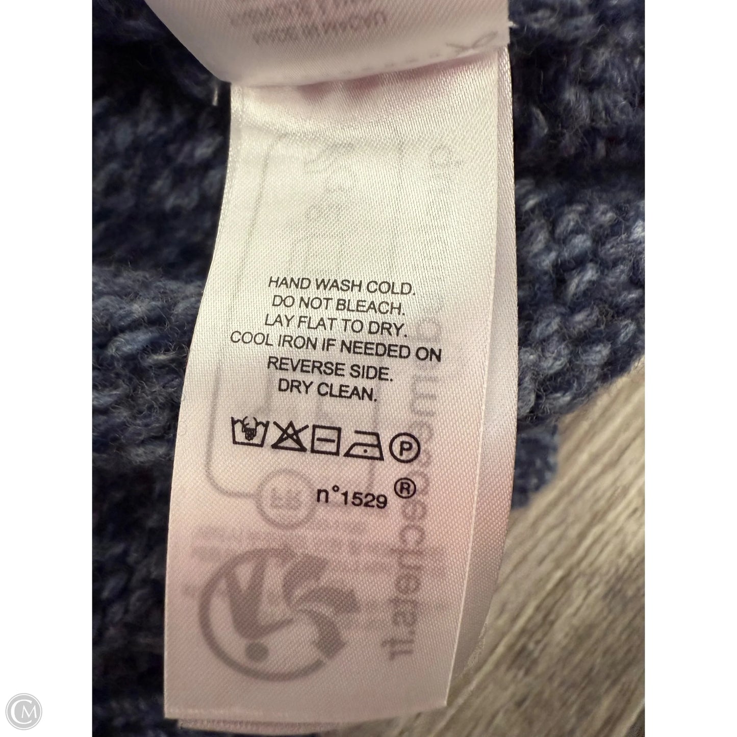 Sweater By Lauren By Ralph Lauren In Blue, Size: Xxl