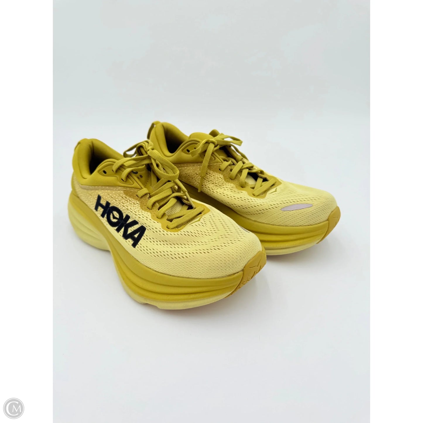 Shoes Athletic By Hoka In Yellow, Size: 9