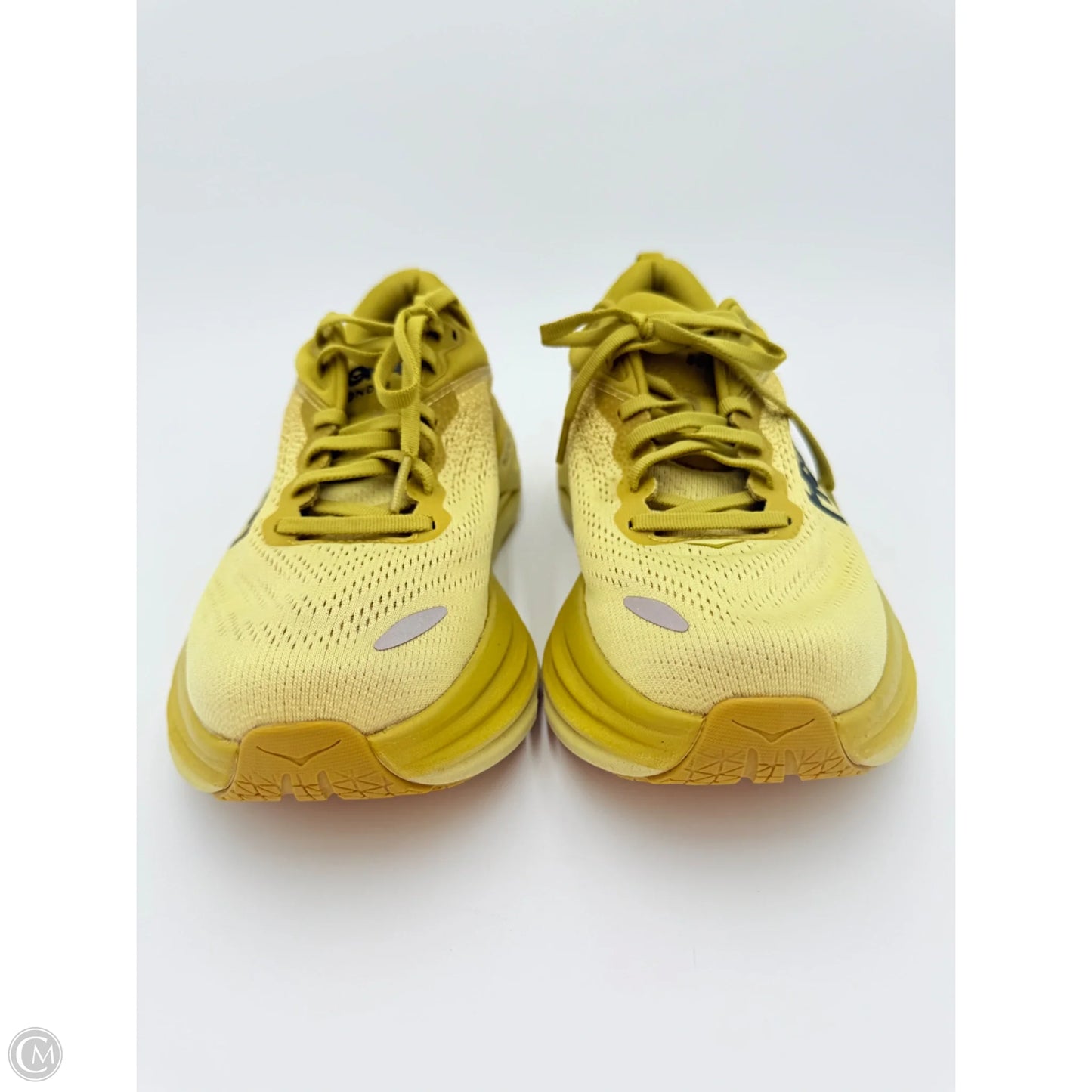 Shoes Athletic By Hoka In Yellow, Size: 9