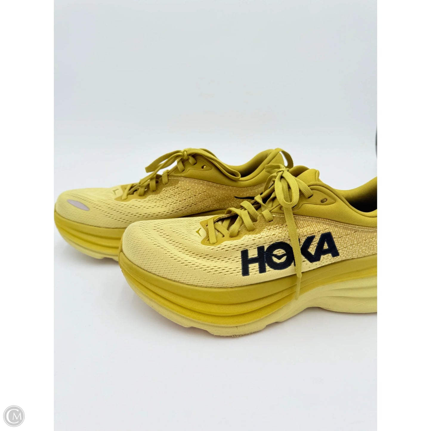 Shoes Athletic By Hoka In Yellow, Size: 9